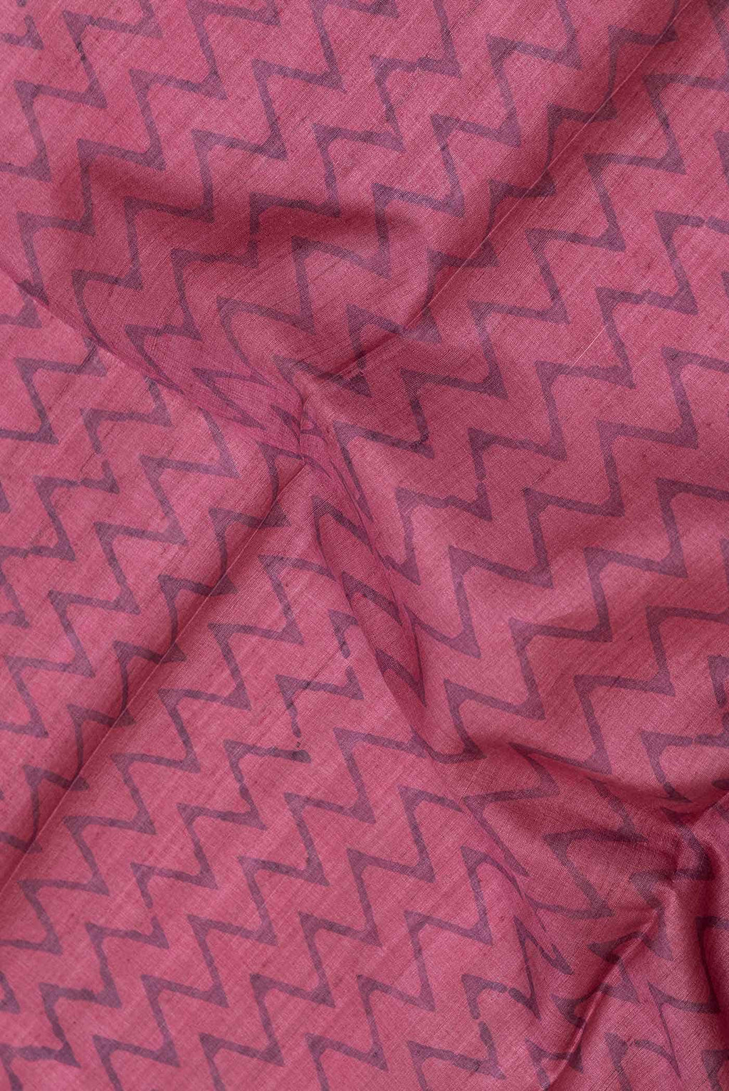 Pink Dual Tone Tussar Silk Saree