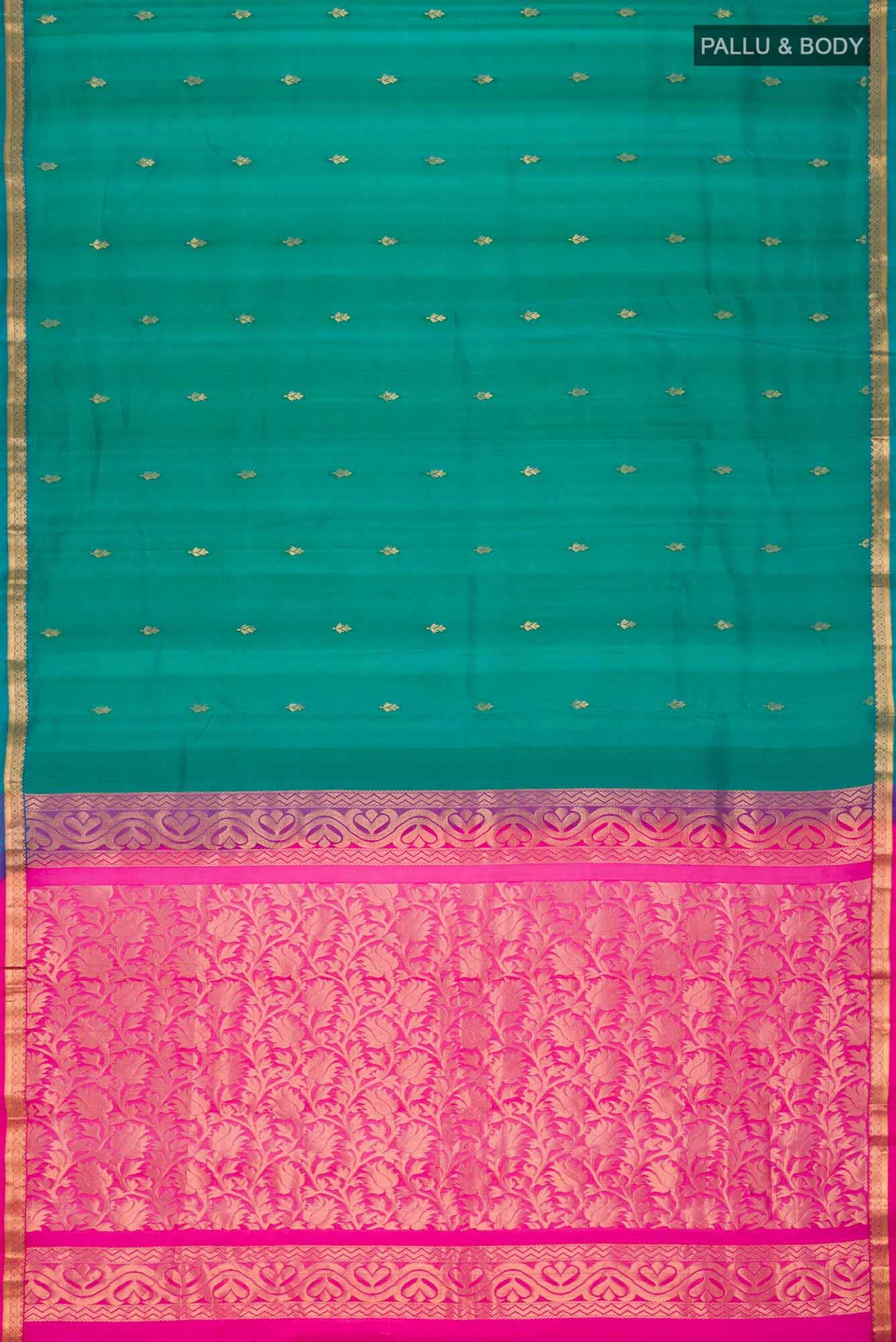 Blue Kanchipuram Silk Saree