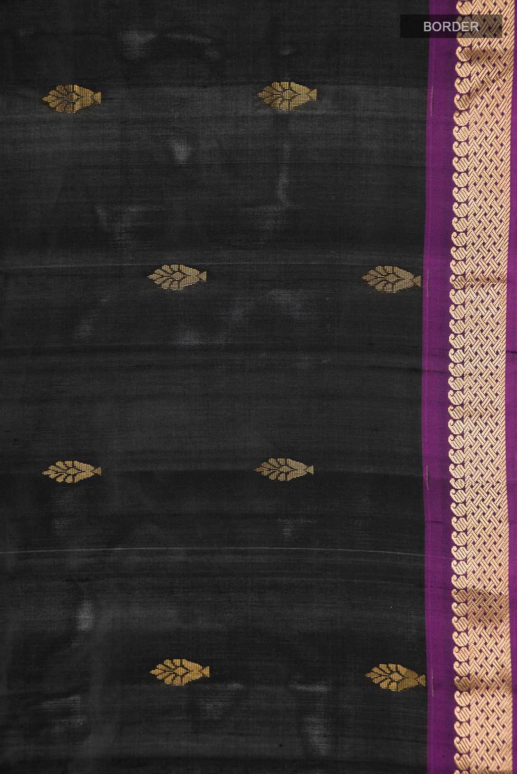 Black Kanchipuram Silk Saree