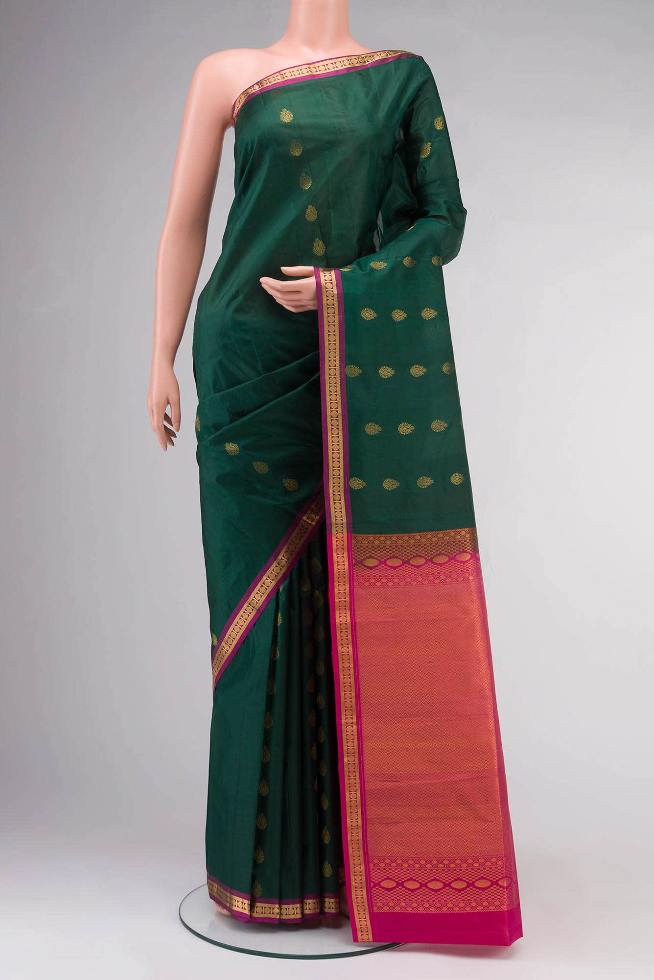 Green Kanchipuram Silk Saree
