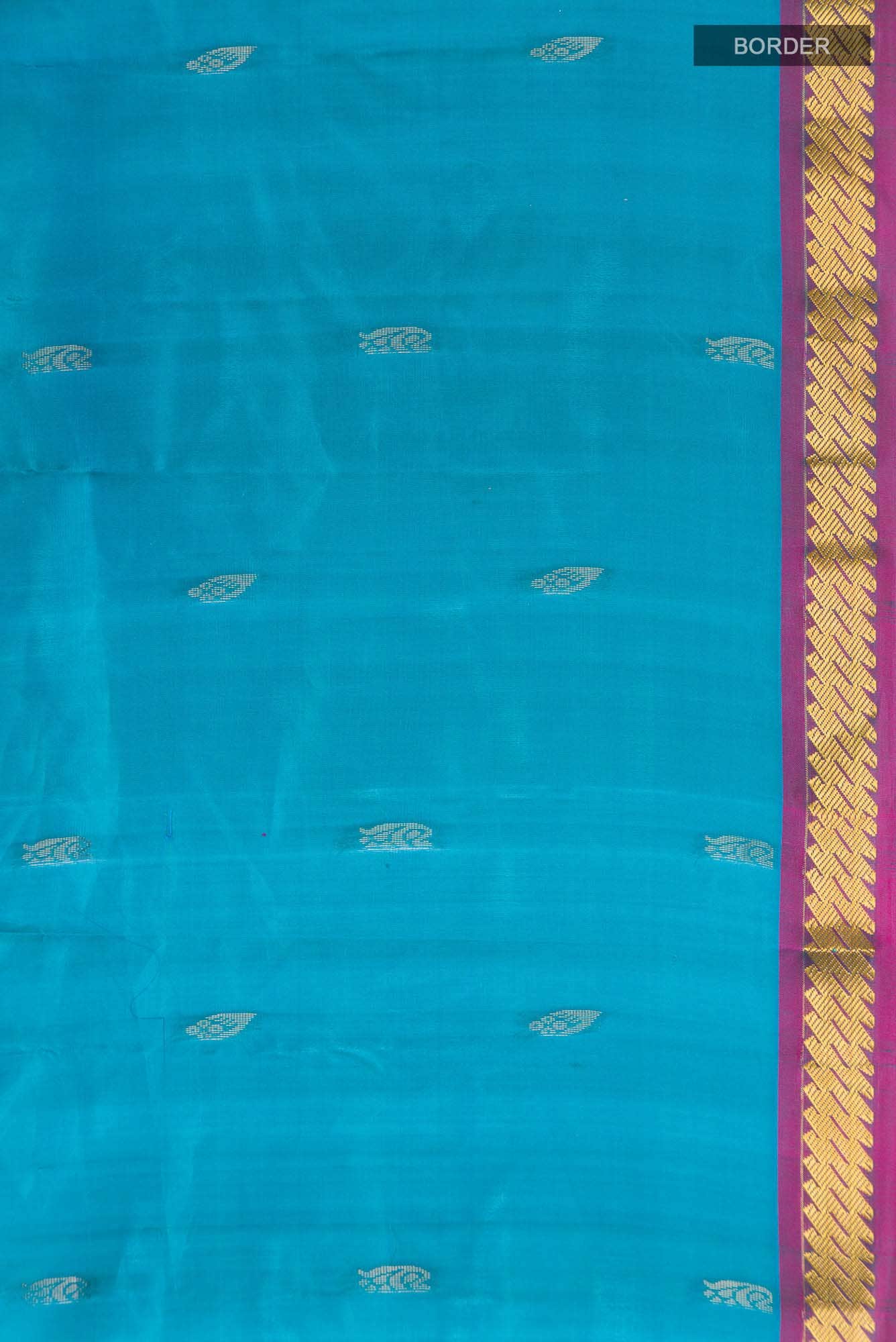 Blue Kanchipuram Silk Saree