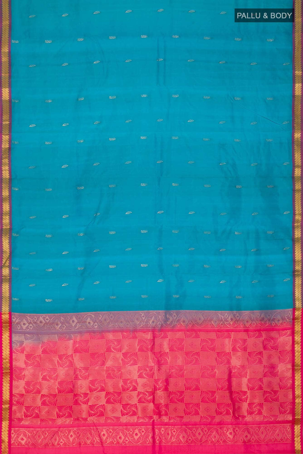 Blue Kanchipuram Silk Saree