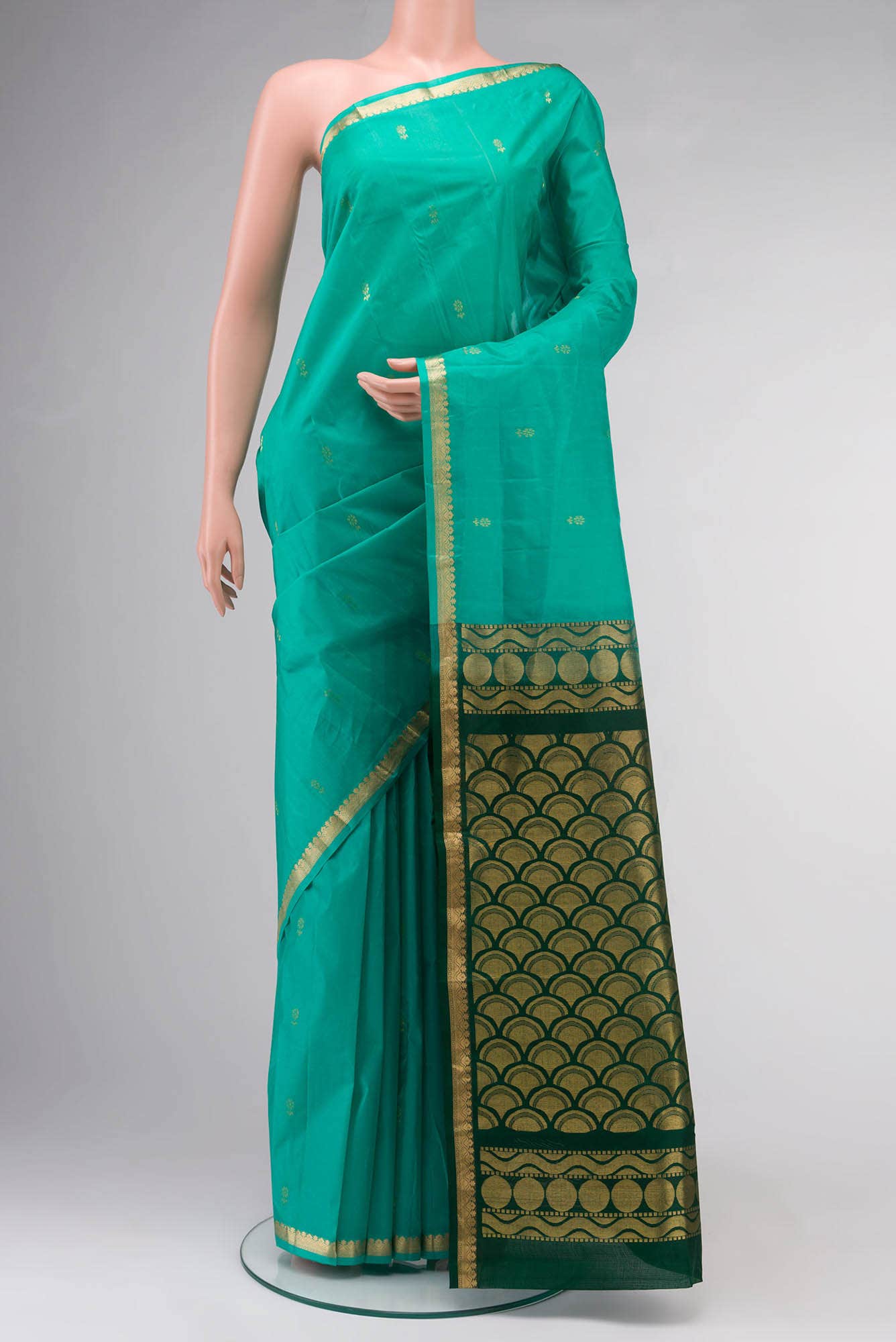 Green Kanchipuram Silk Saree