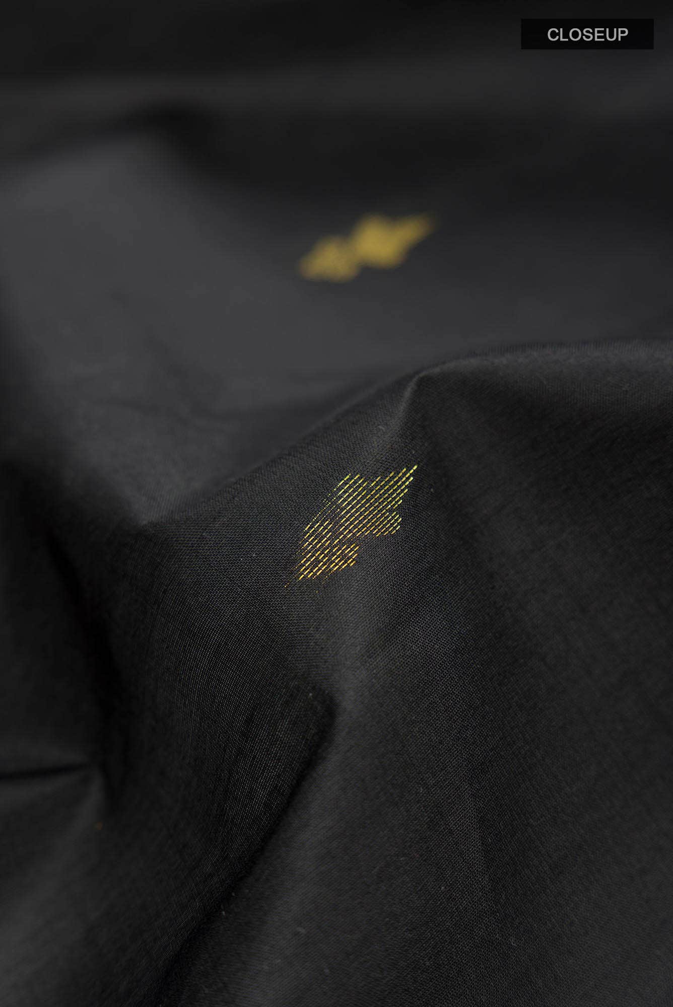 Black Kanchipuram Silk Saree
