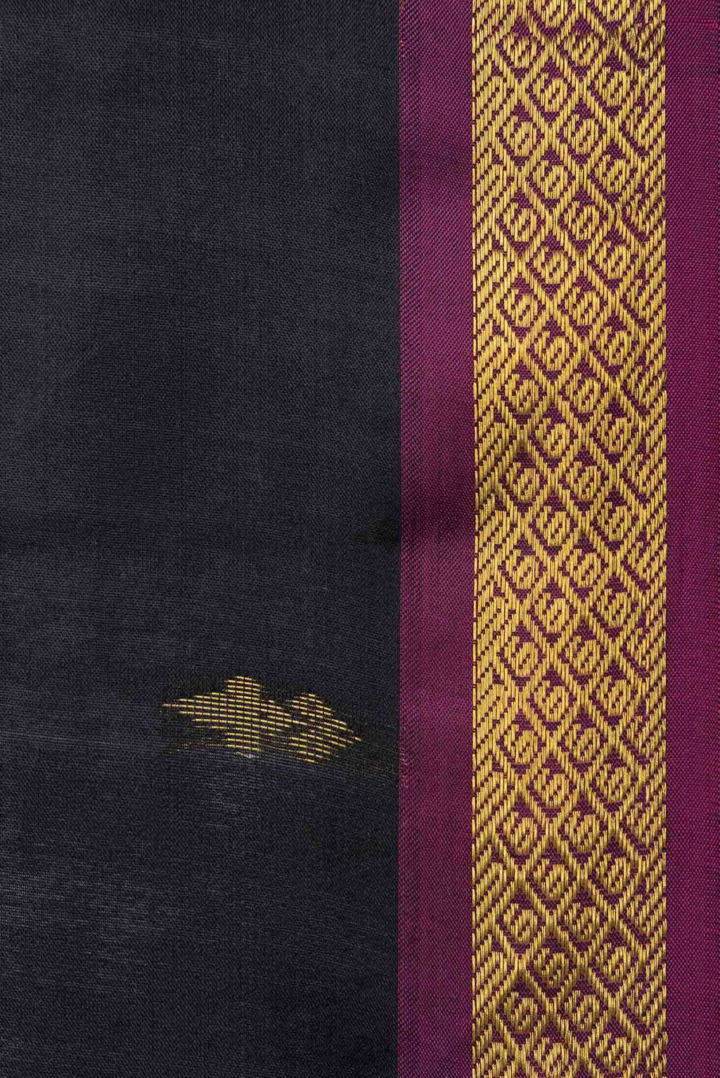 Black Kanchipuram Silk Saree