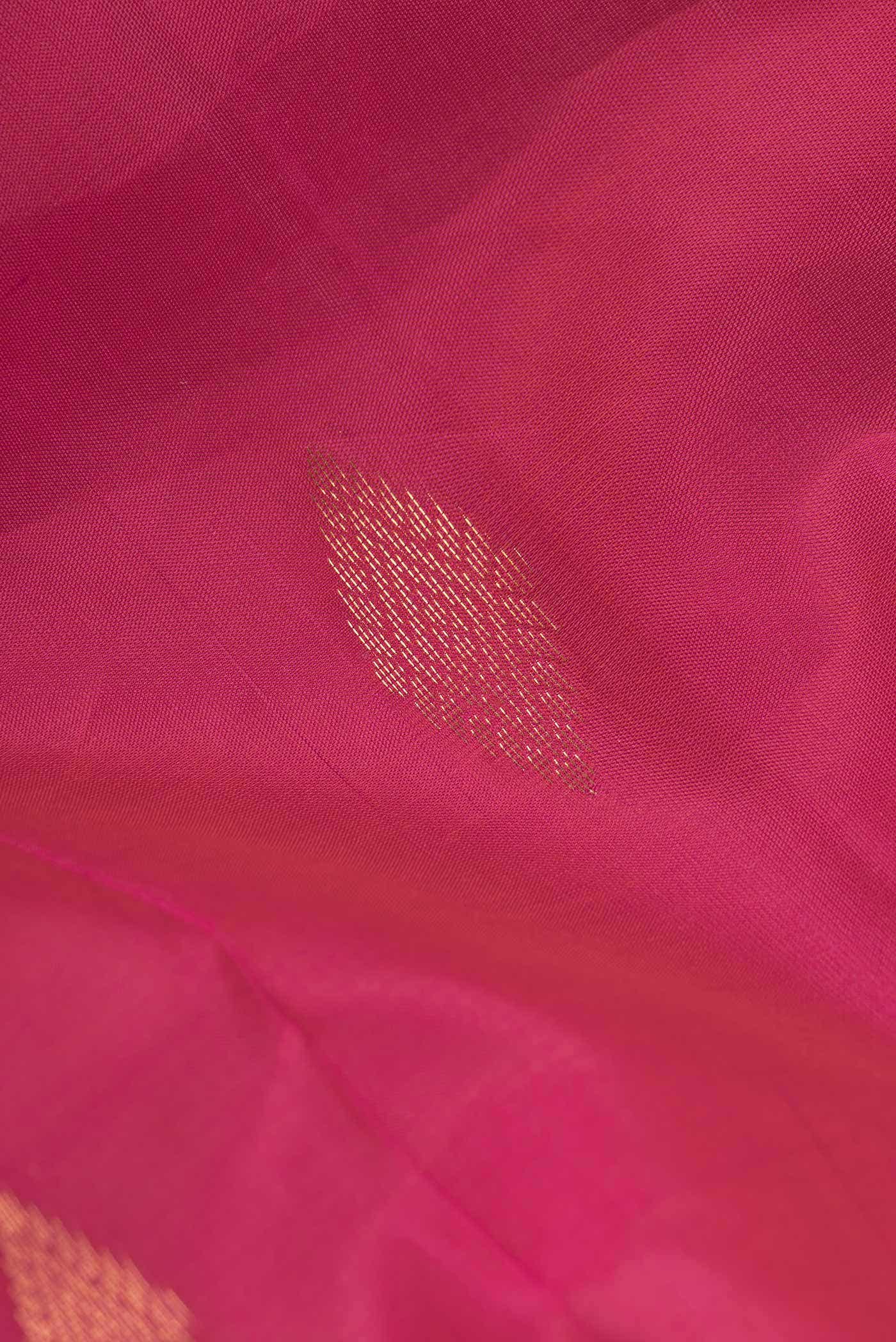 Dark Pink Kanchipuram Silk Saree