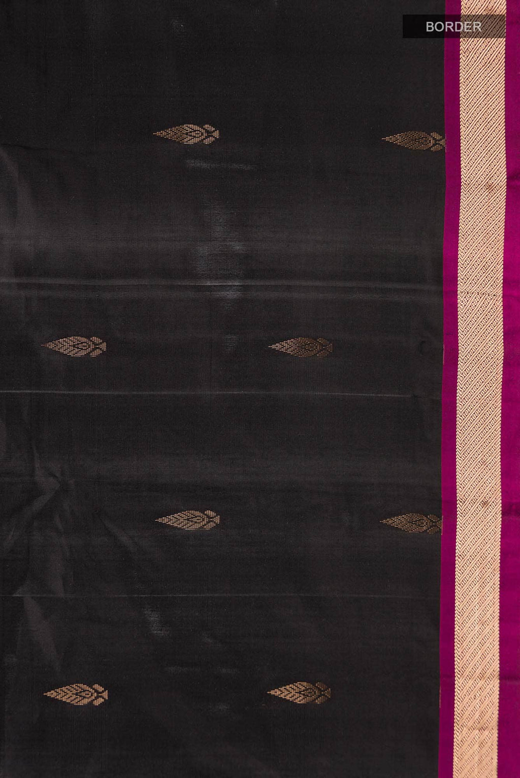 Black Kanchipuram Silk Saree
