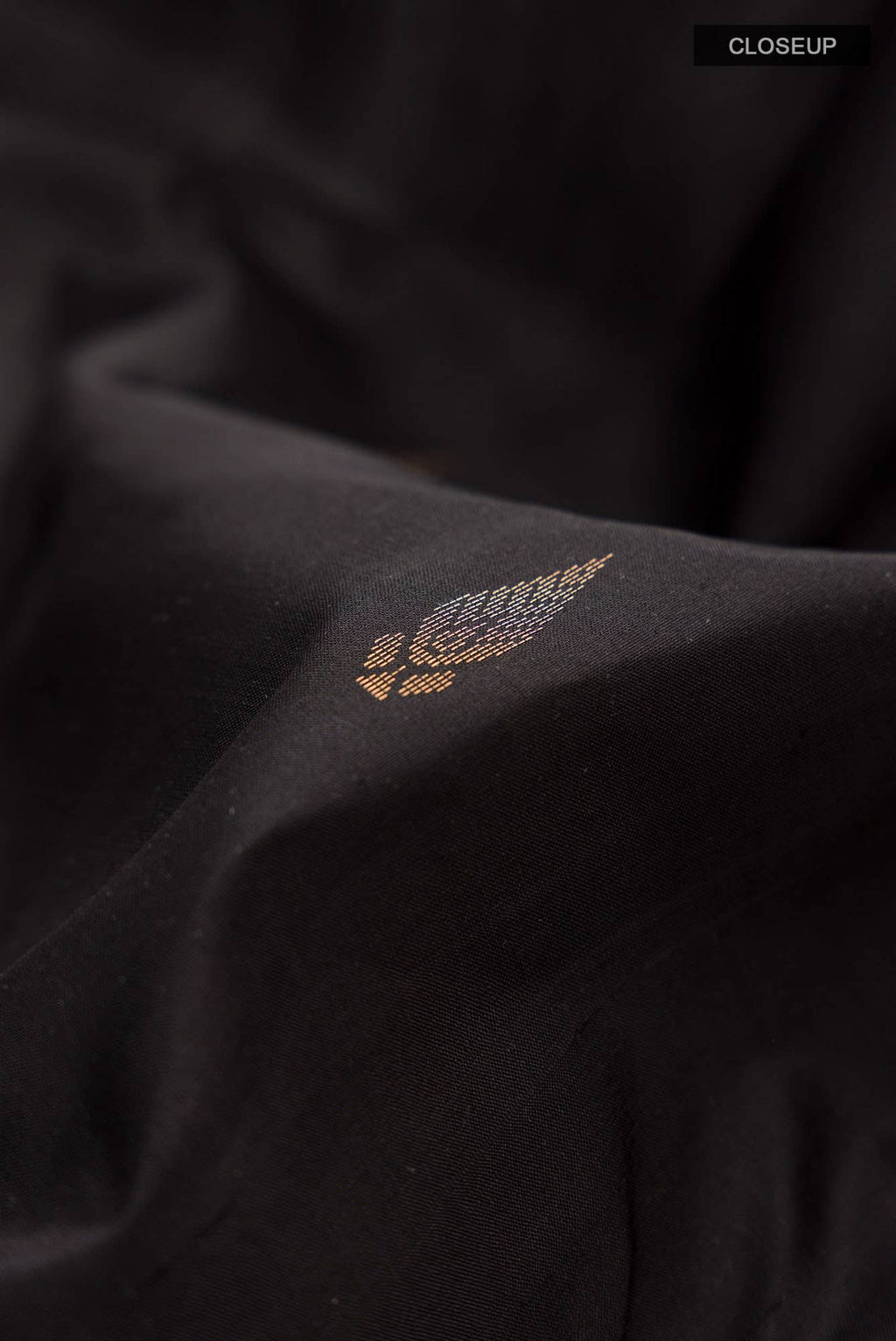 Black Kanchipuram Silk Saree