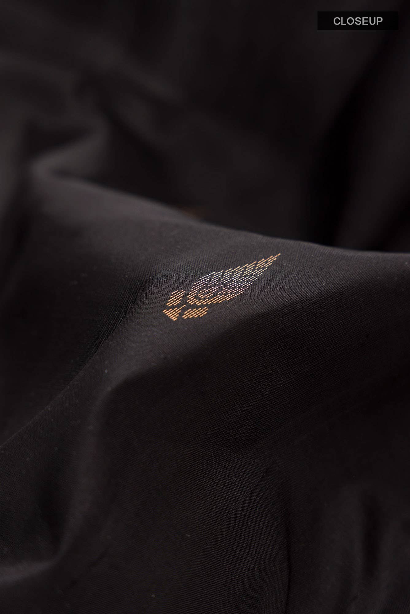 Black Kanchipuram Silk Saree