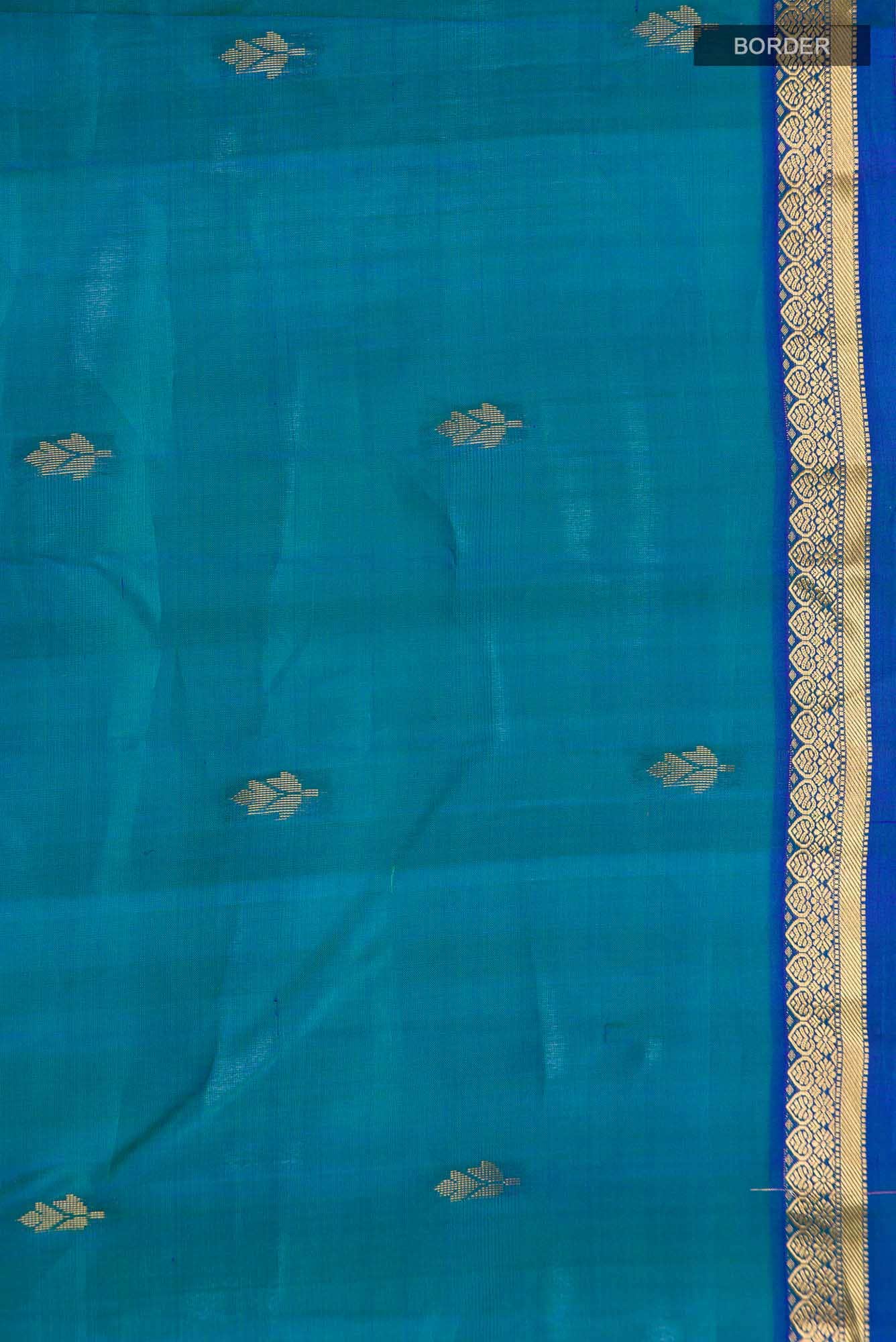 Blue Kanchipuram Silk Saree