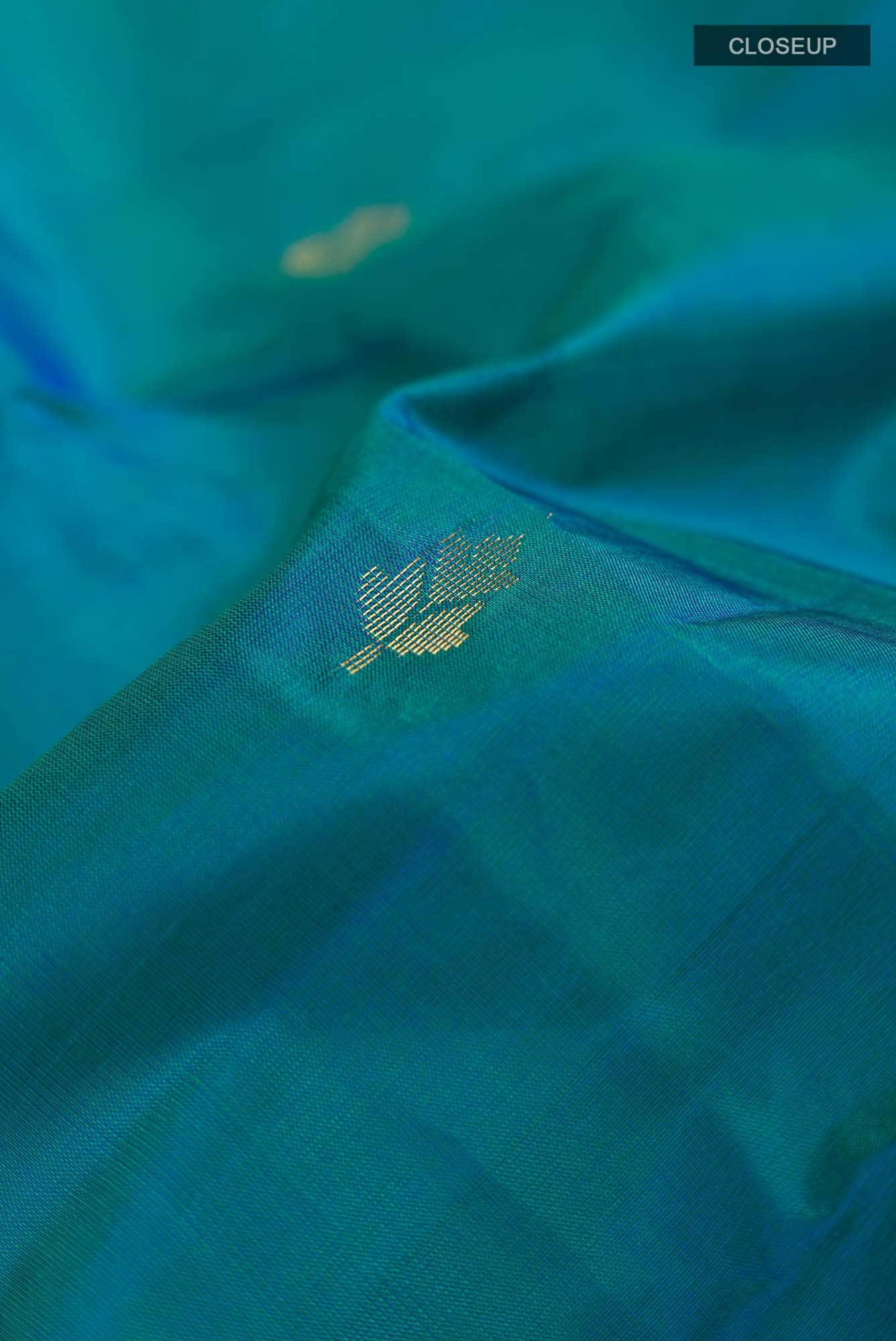 Blue Kanchipuram Silk Saree