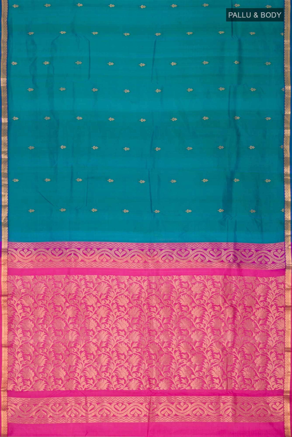 Blue Kanchipuram Silk Saree