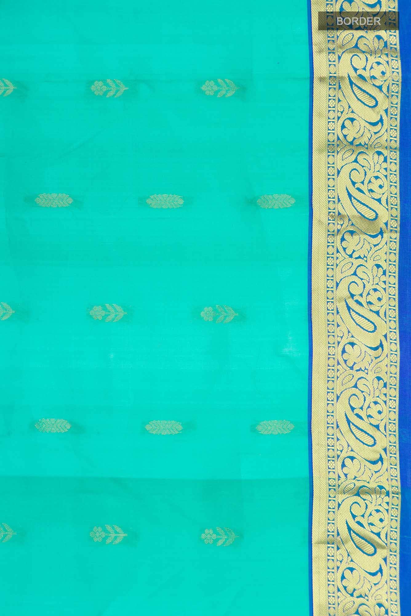 Blue Kanchipuram Silk Saree