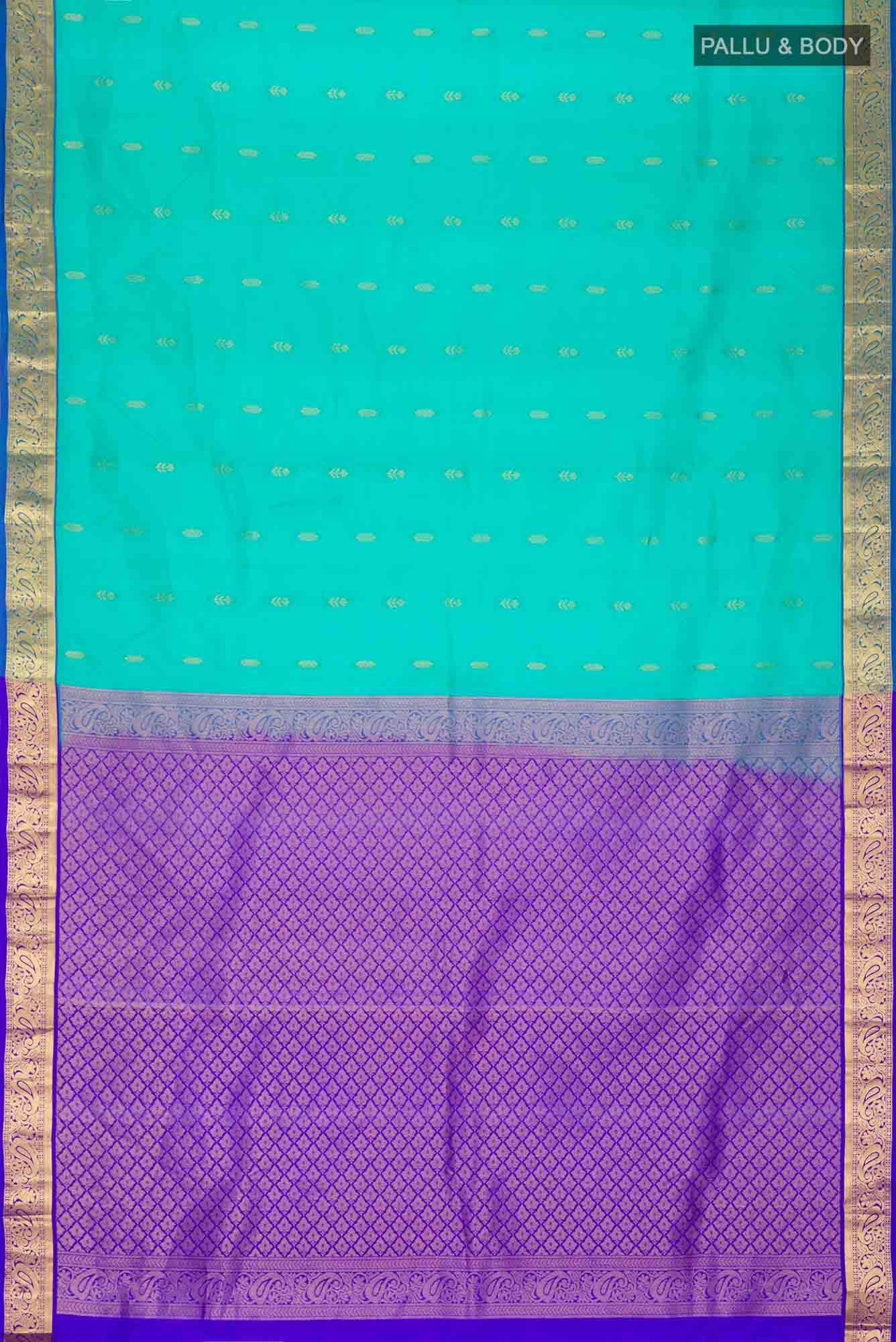 Blue Kanchipuram Silk Saree