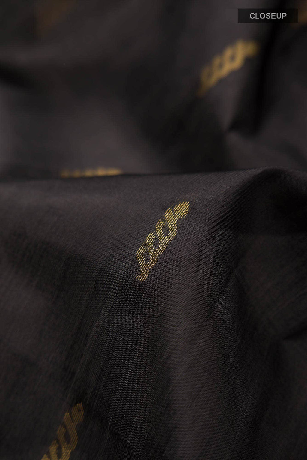 Black Kanchipuram Silk Saree