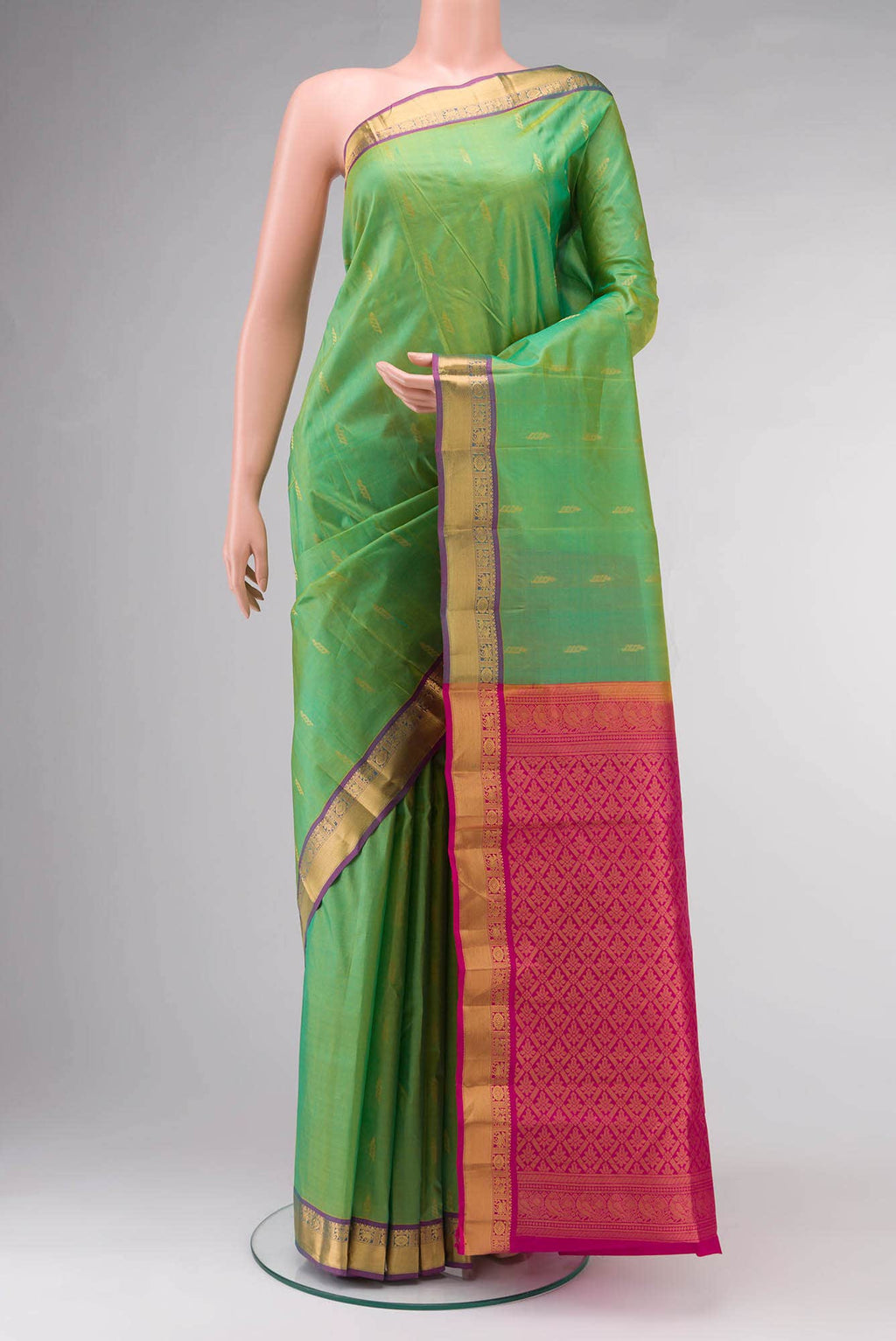 Green Kanchipuram Silk Saree