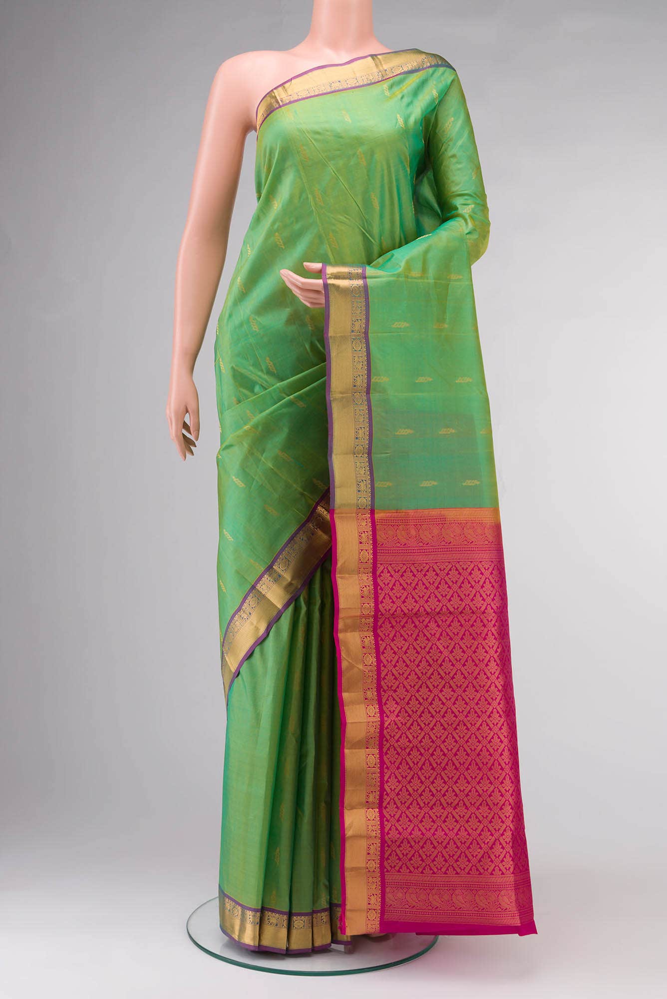 Green Kanchipuram Silk Saree