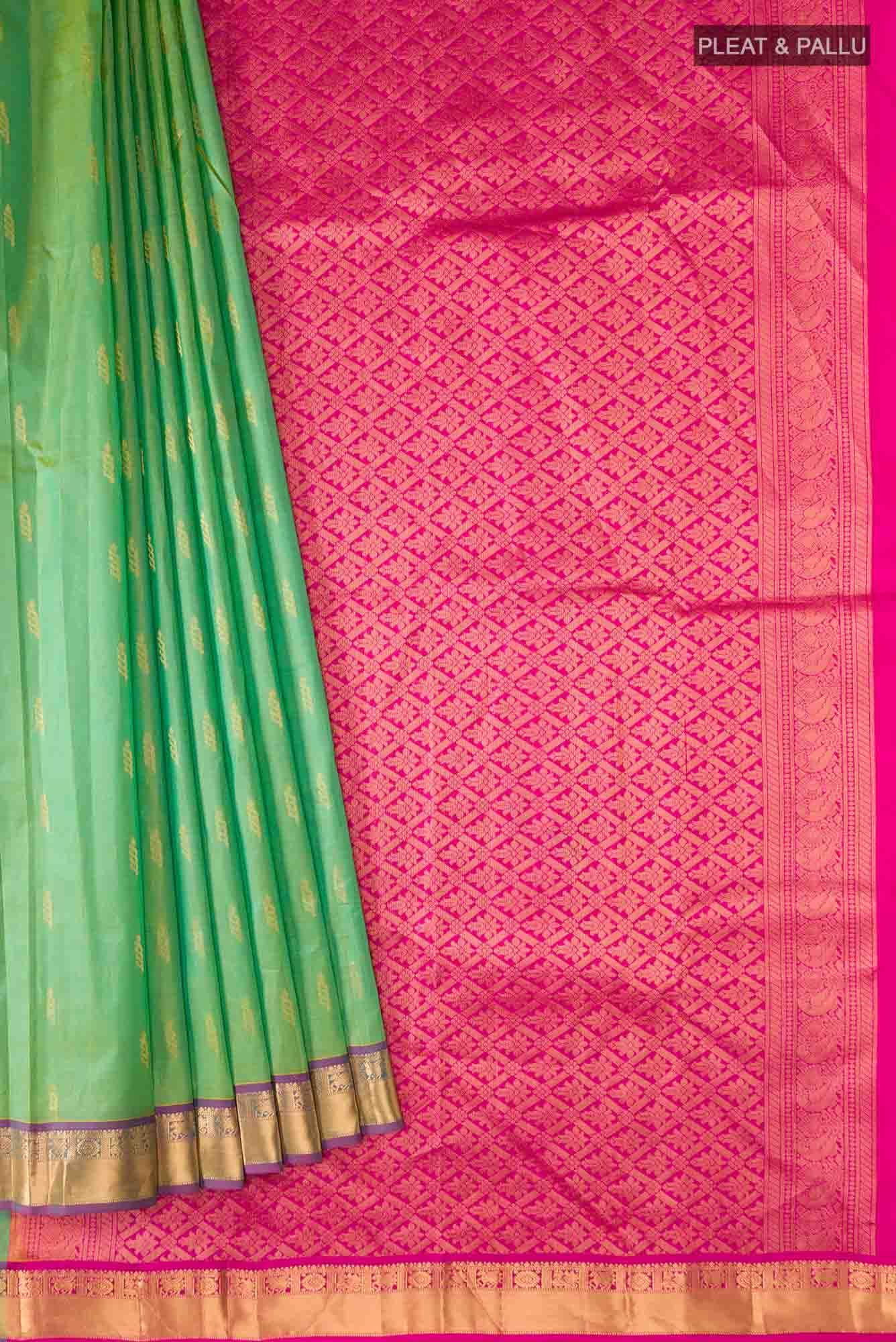 Green Kanchipuram Silk Saree