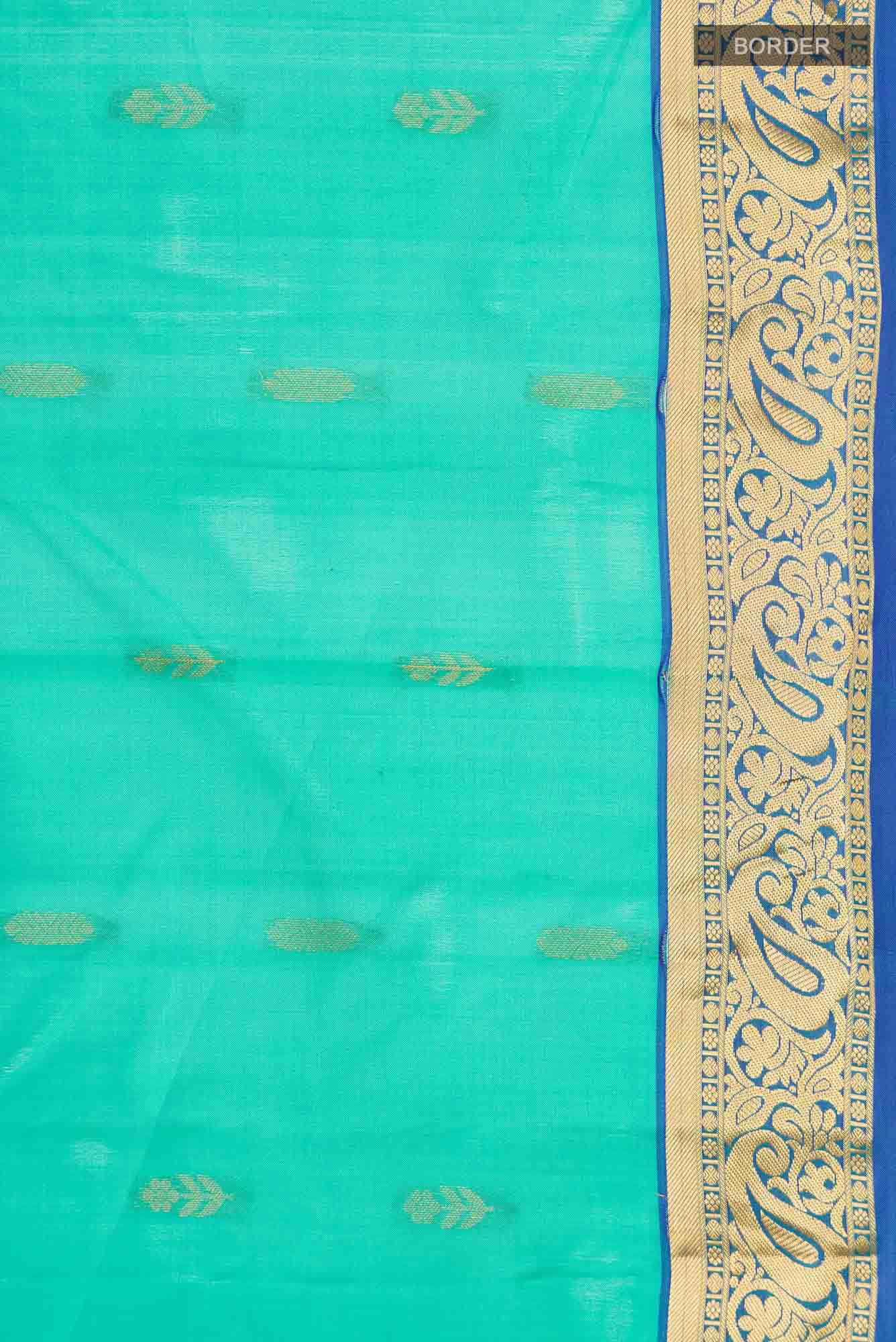 Blue Kanchipuram Silk Saree