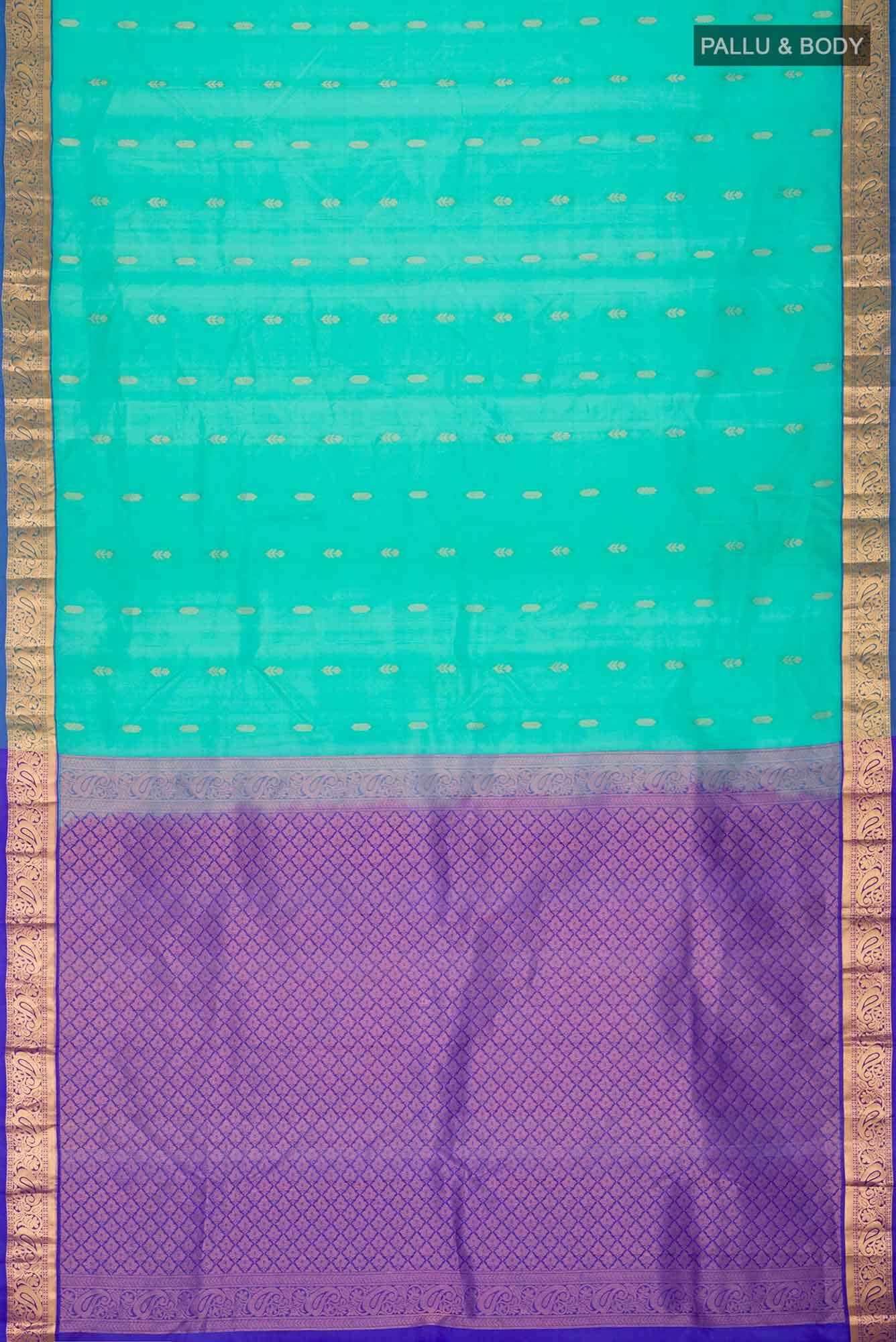 Blue Kanchipuram Silk Saree