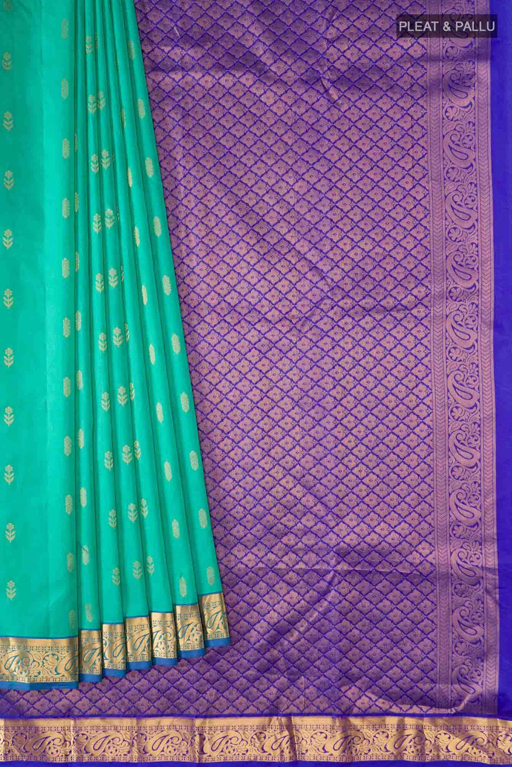 Blue Kanchipuram Silk Saree
