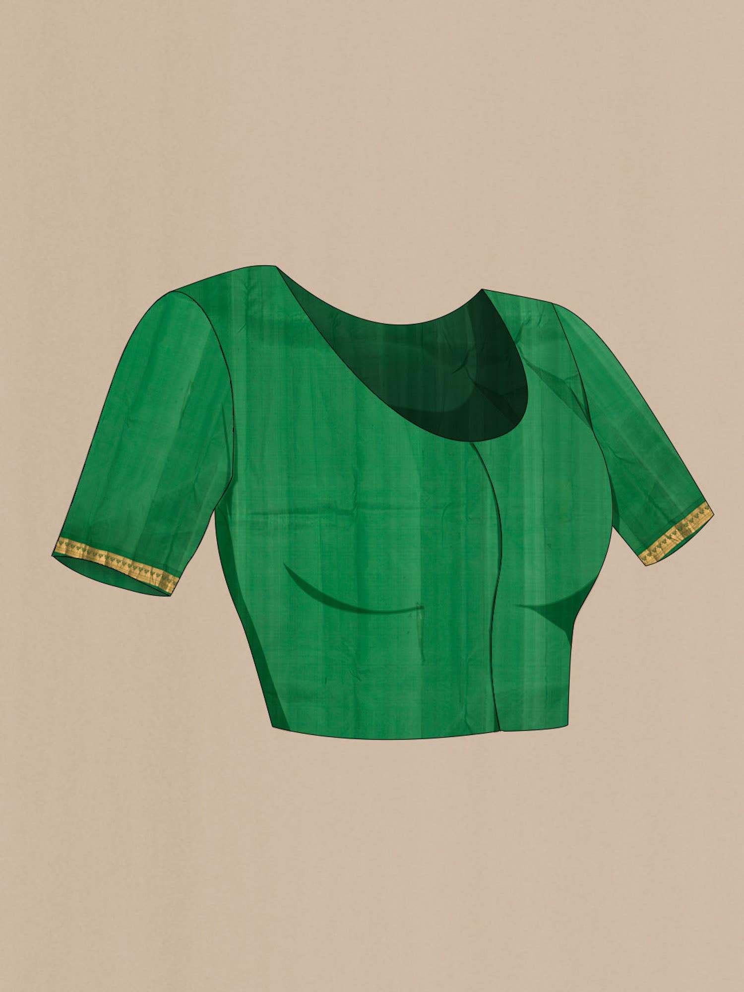 Green Kanchipuram Silk Saree