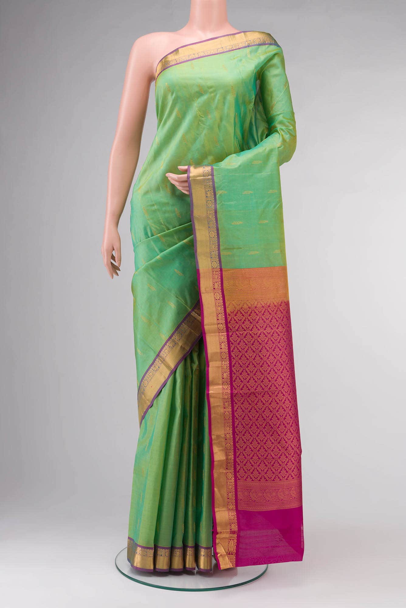 Green Kanchipuram Silk Saree