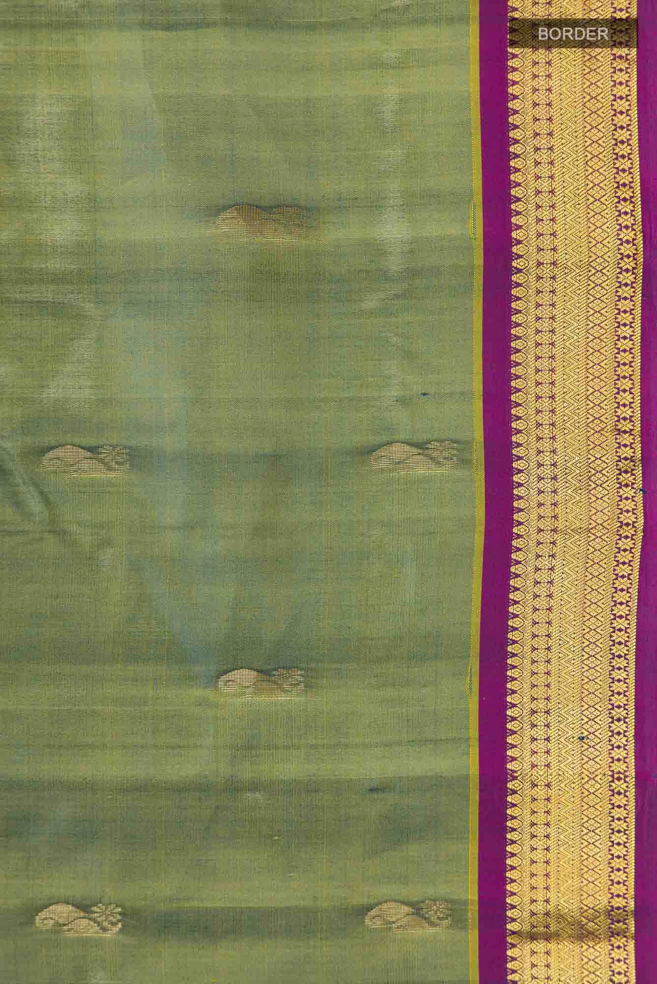 Green Kanchipuram Silk Saree