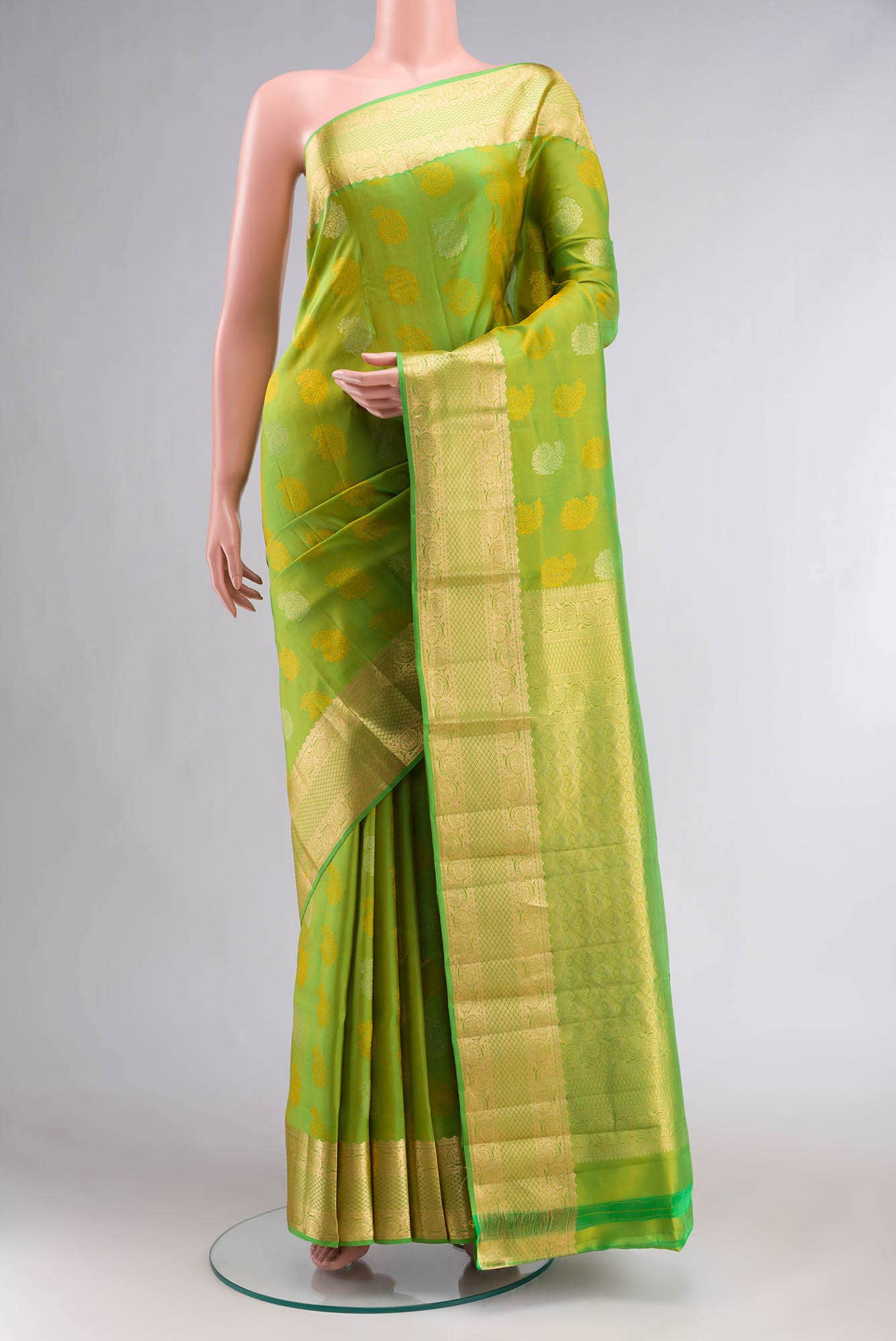 Green Kanchipuram Silk Saree