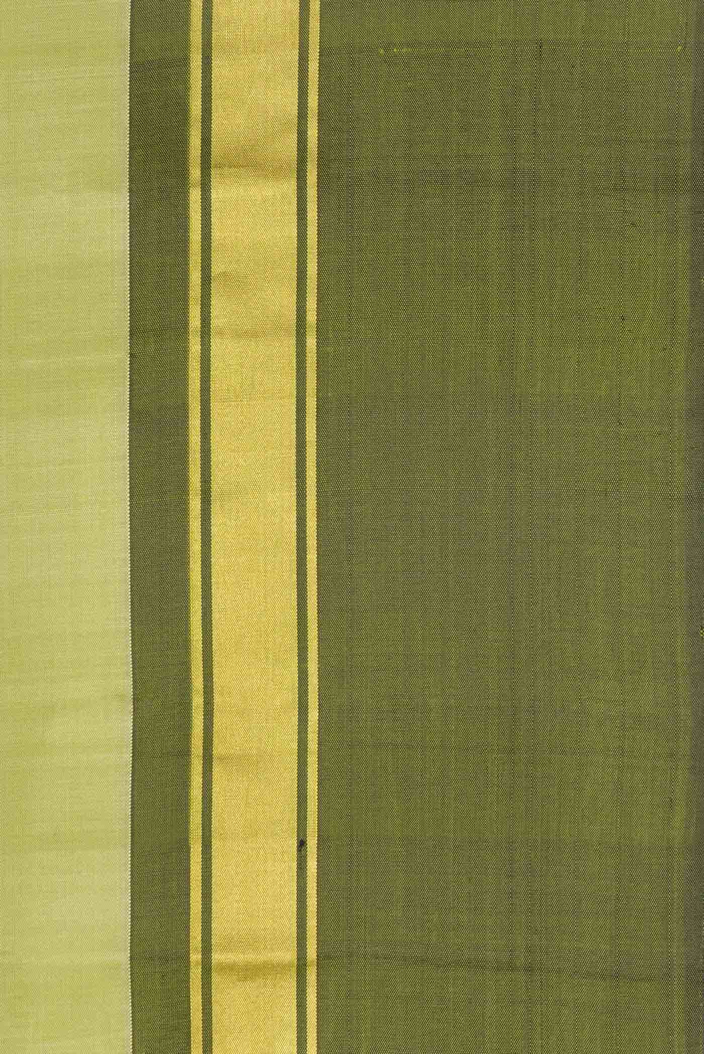 Pista Green Dual Tone Kanchipuram Silk Saree