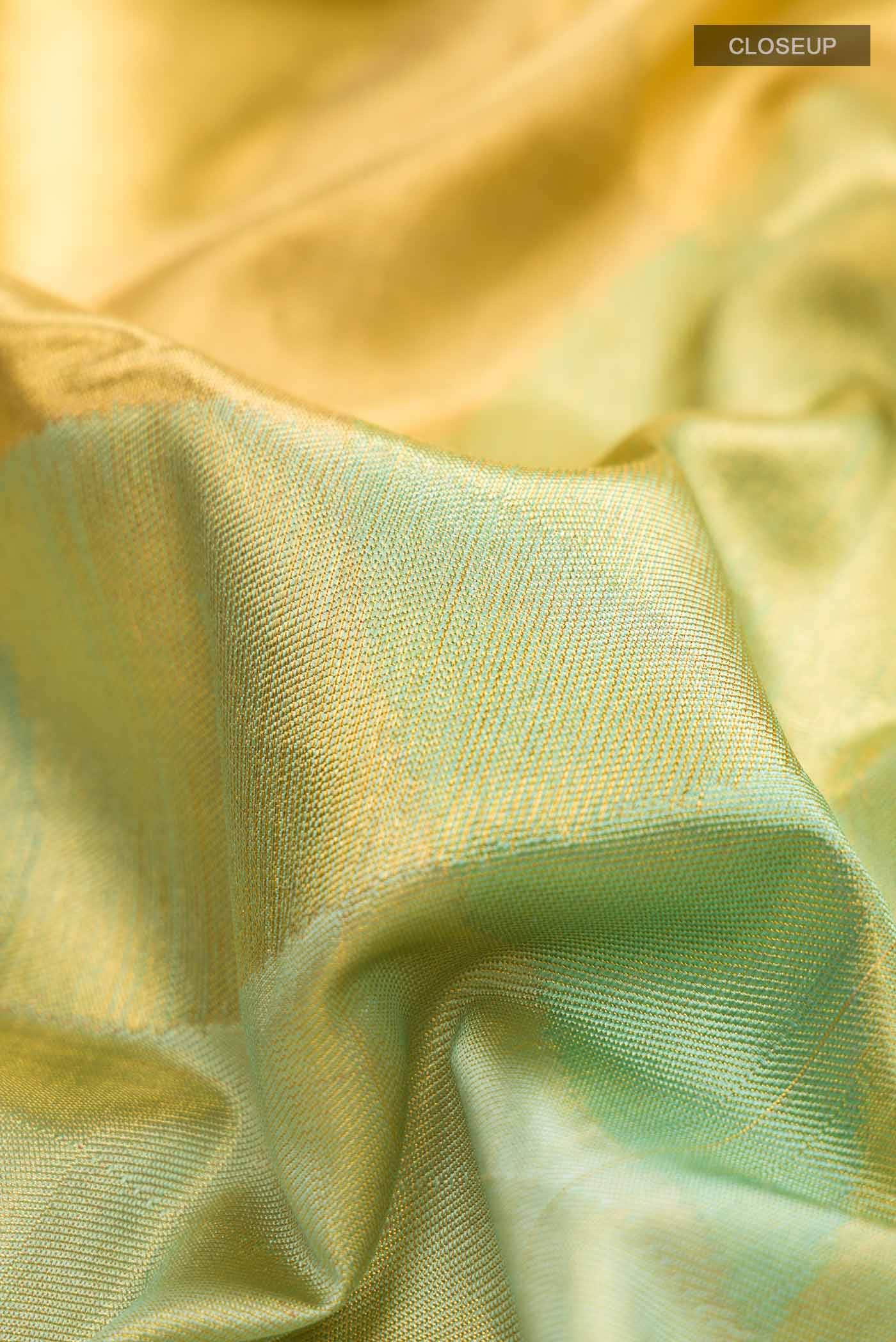 Multi Kanchipuram Tissue Silk Saree