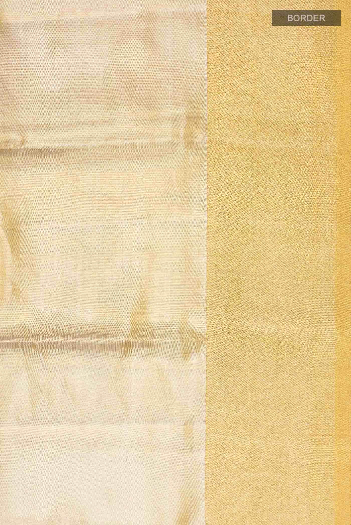 Golden Kanchipuram Tissue Silk Saree