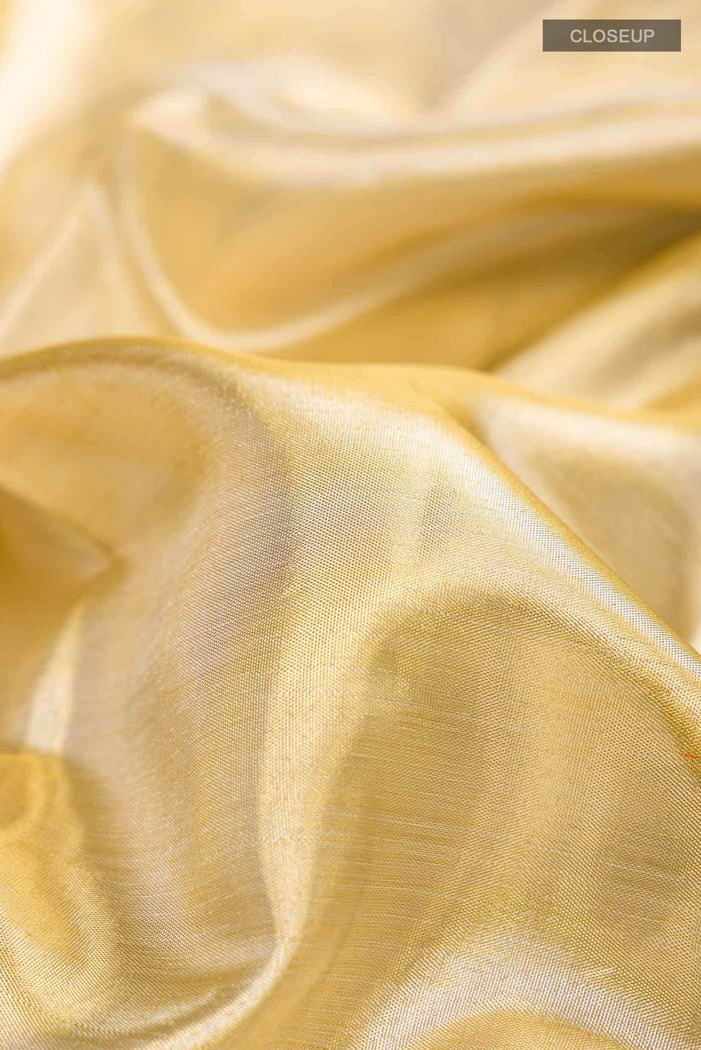 Golden Kanchipuram Tissue Silk Saree