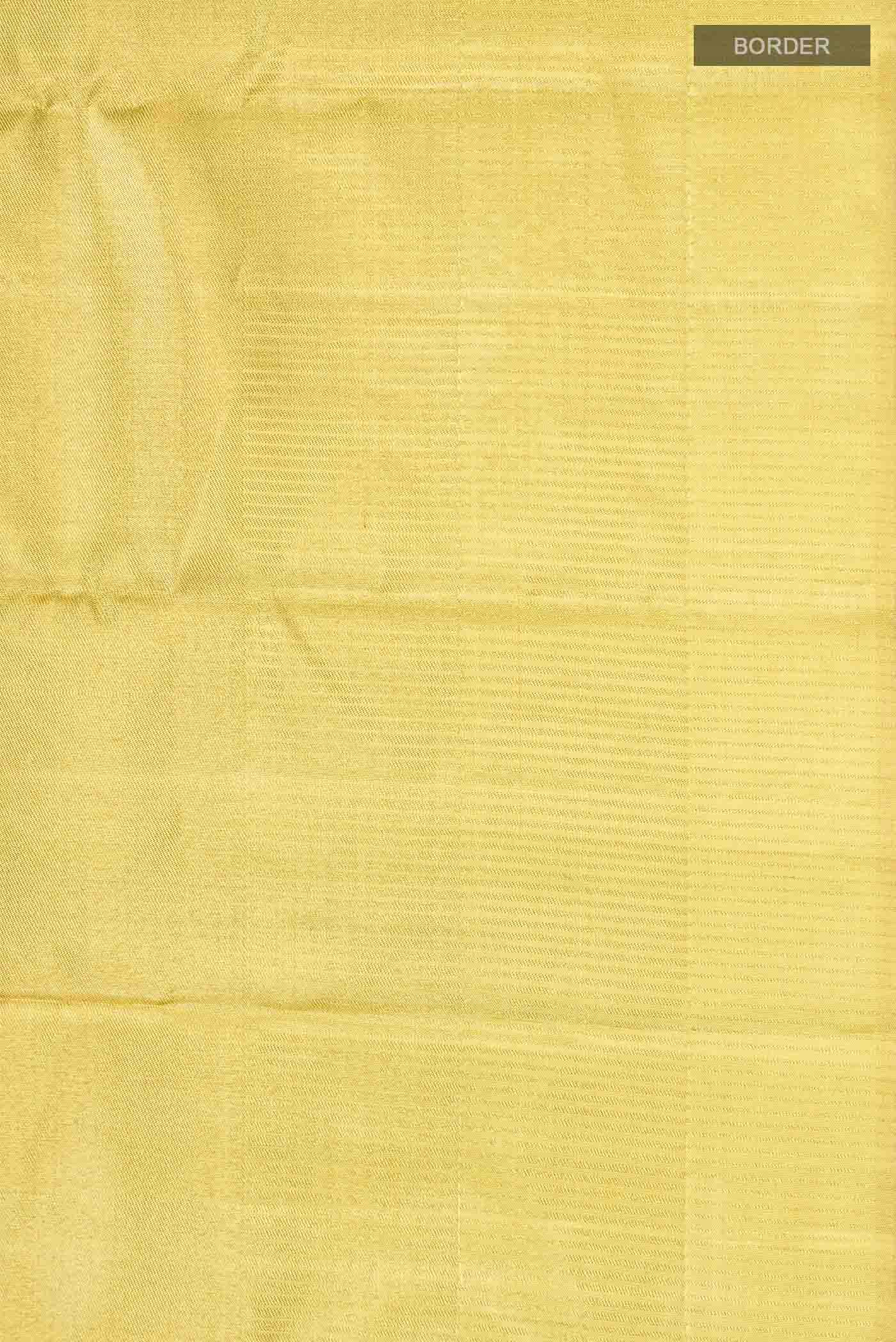 Golden Kanchipuram Tissue Silk Saree