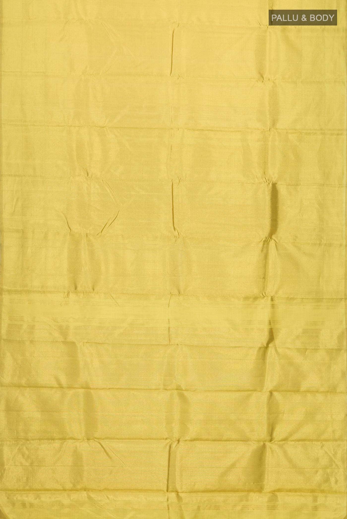 Golden Kanchipuram Tissue Silk Saree