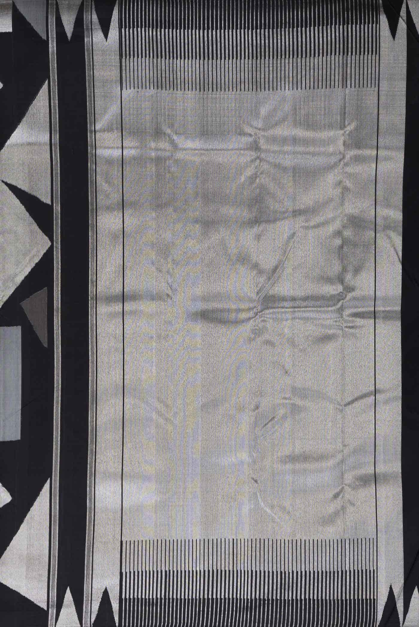 Black Kanchipuram Silk Saree