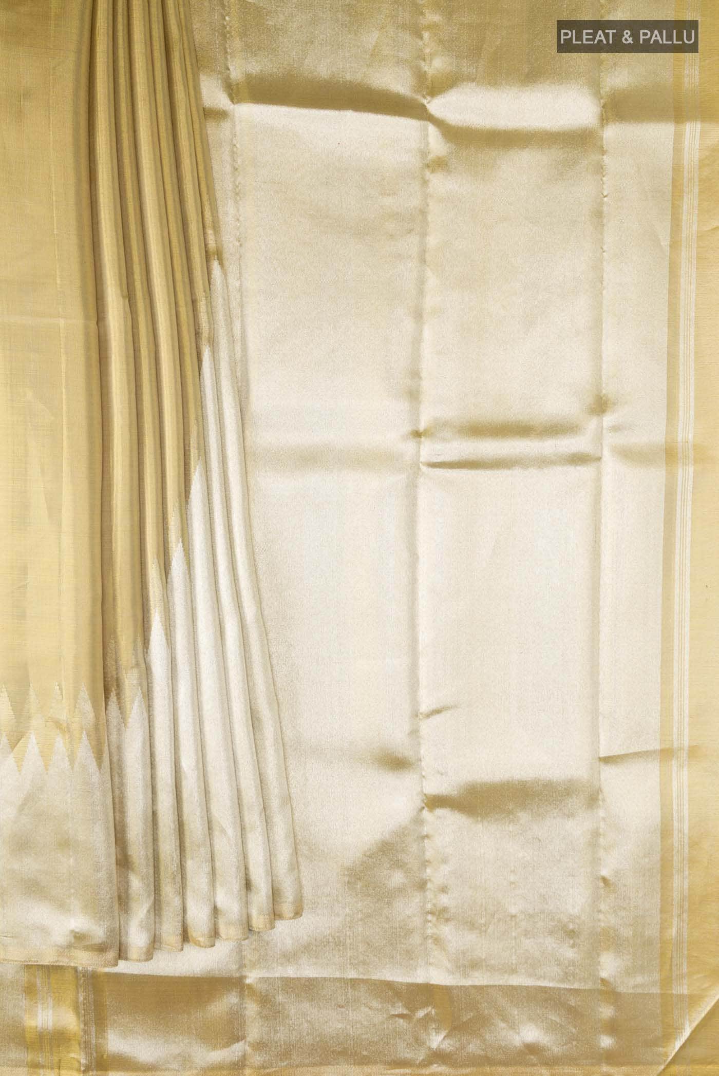 Gold Kanchipuram Tissue Silk Saree