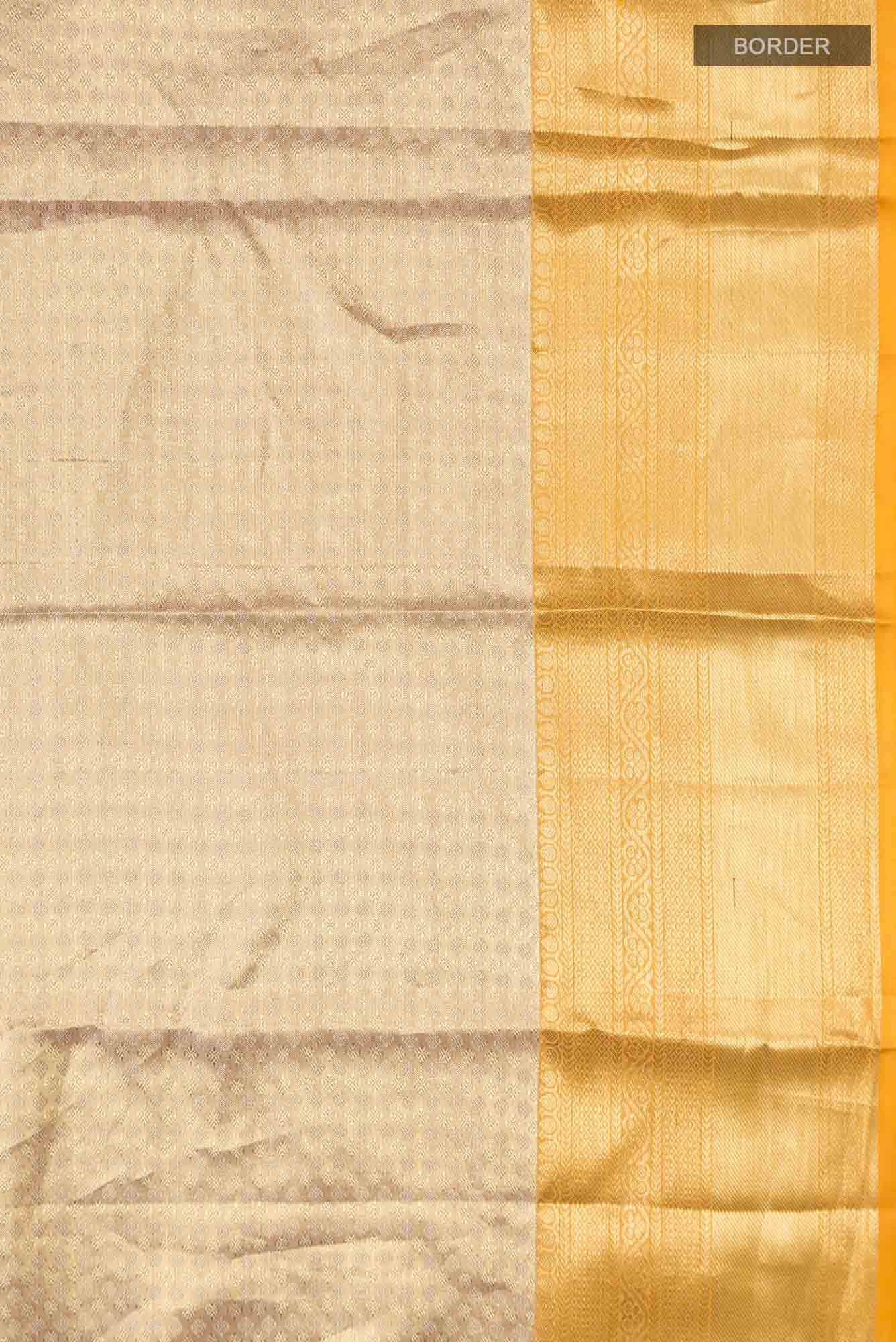 Gold Kanchipuram Tissue Silk Saree