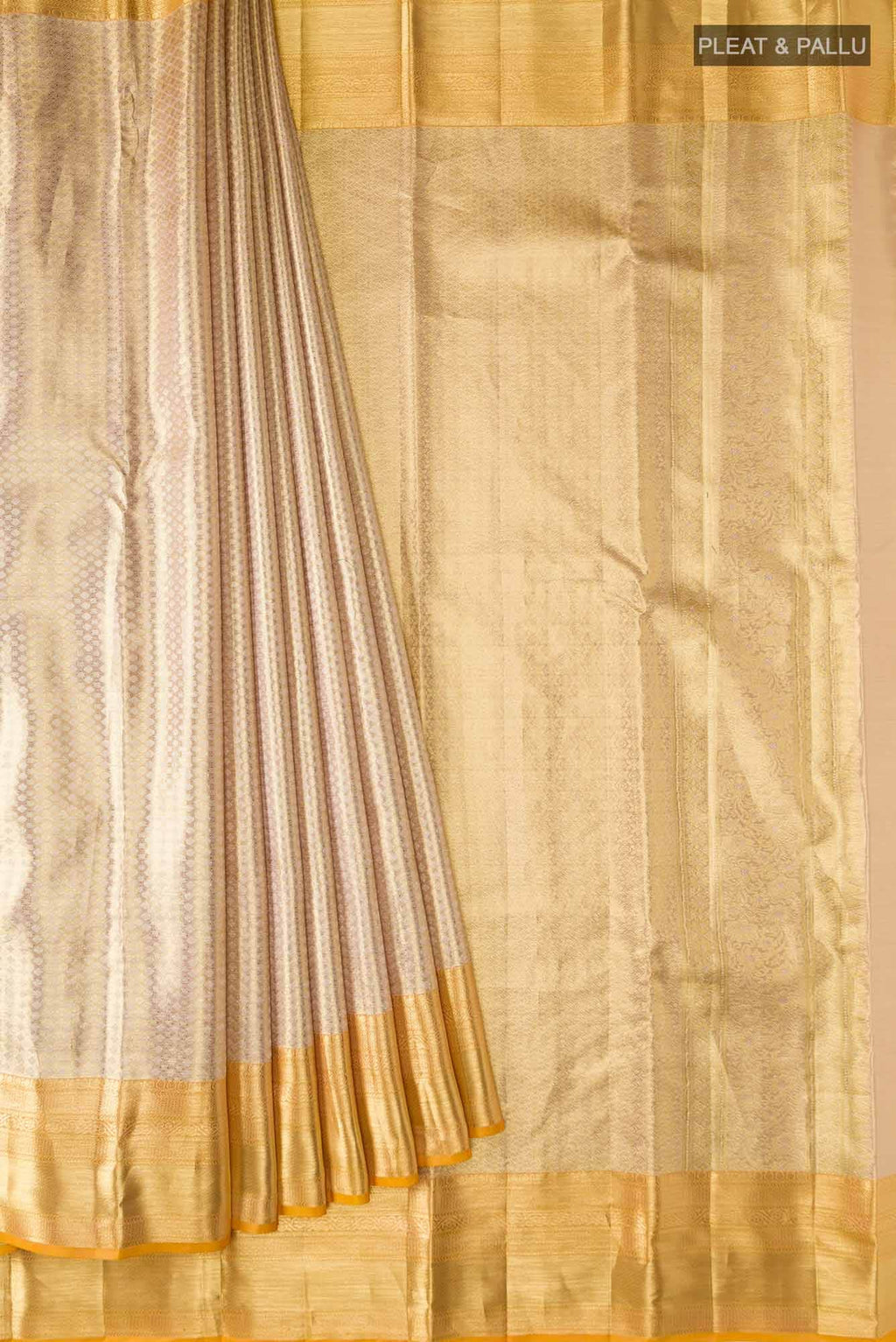 Gold Kanchipuram Tissue Silk Saree