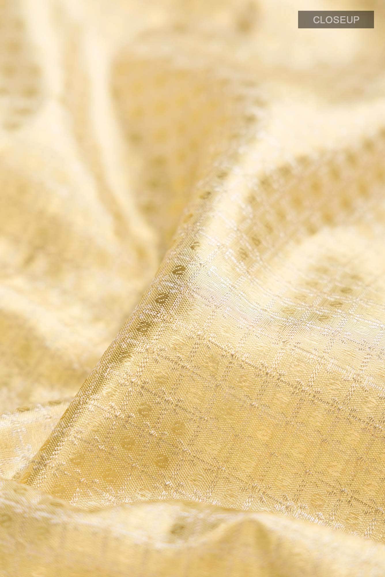 Gold Kanchipuram Tissue Silk Saree