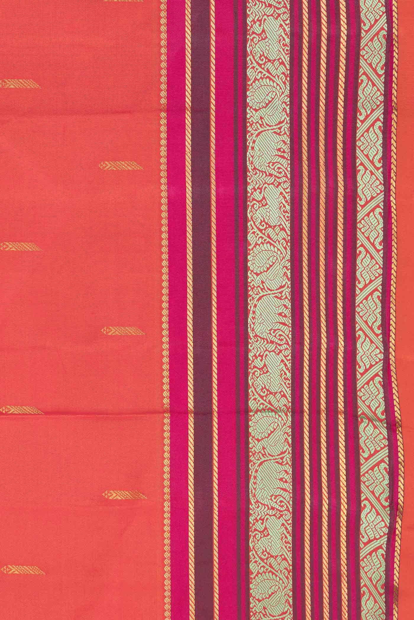 Beige Dual Tone Tussar Silk Saree