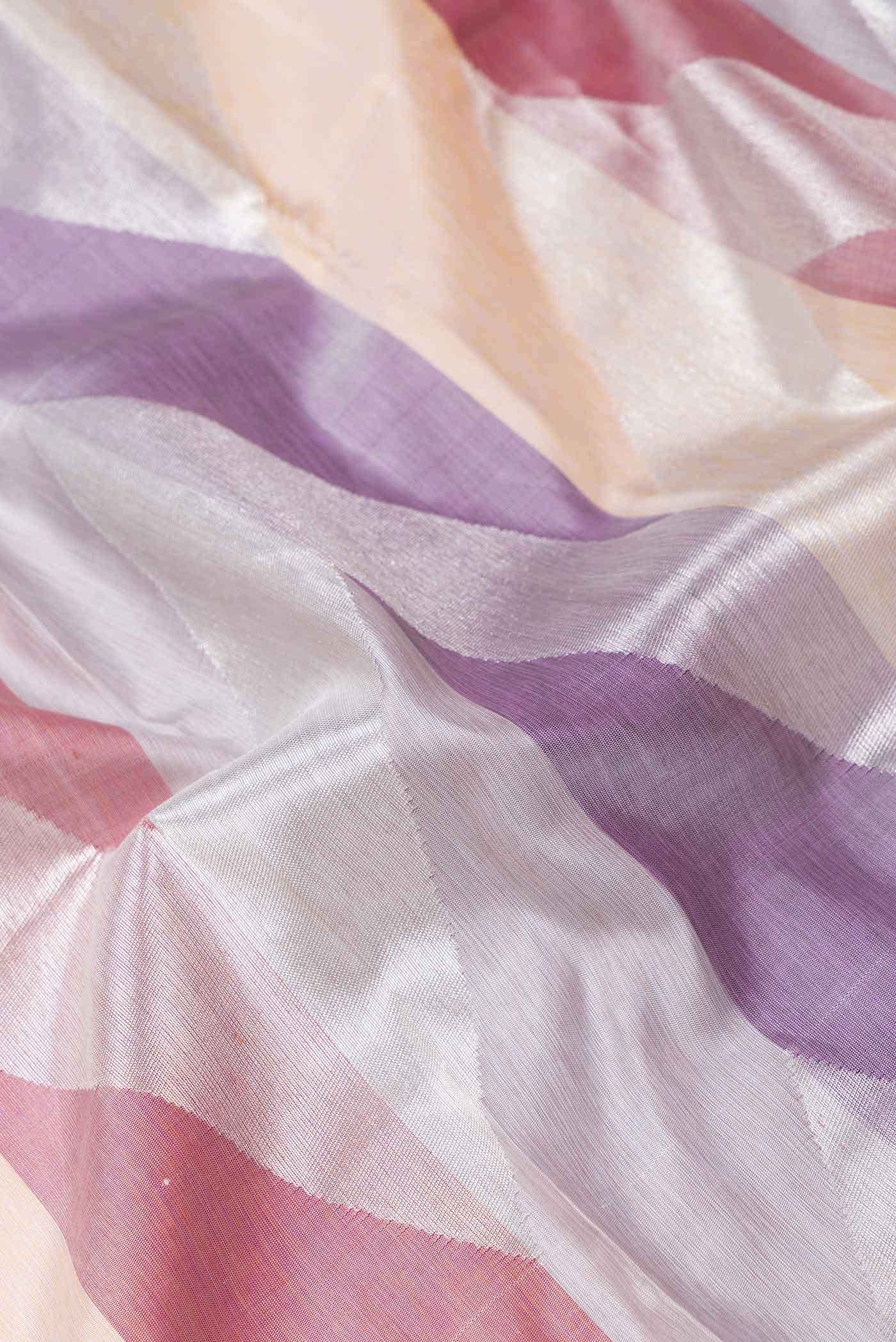 Pure Silk Pure Zari Sandal Lavender and Grey Dual Tone Kanchipuram Saree Lavender and Grey Dual Tone Kanchipuram Saree