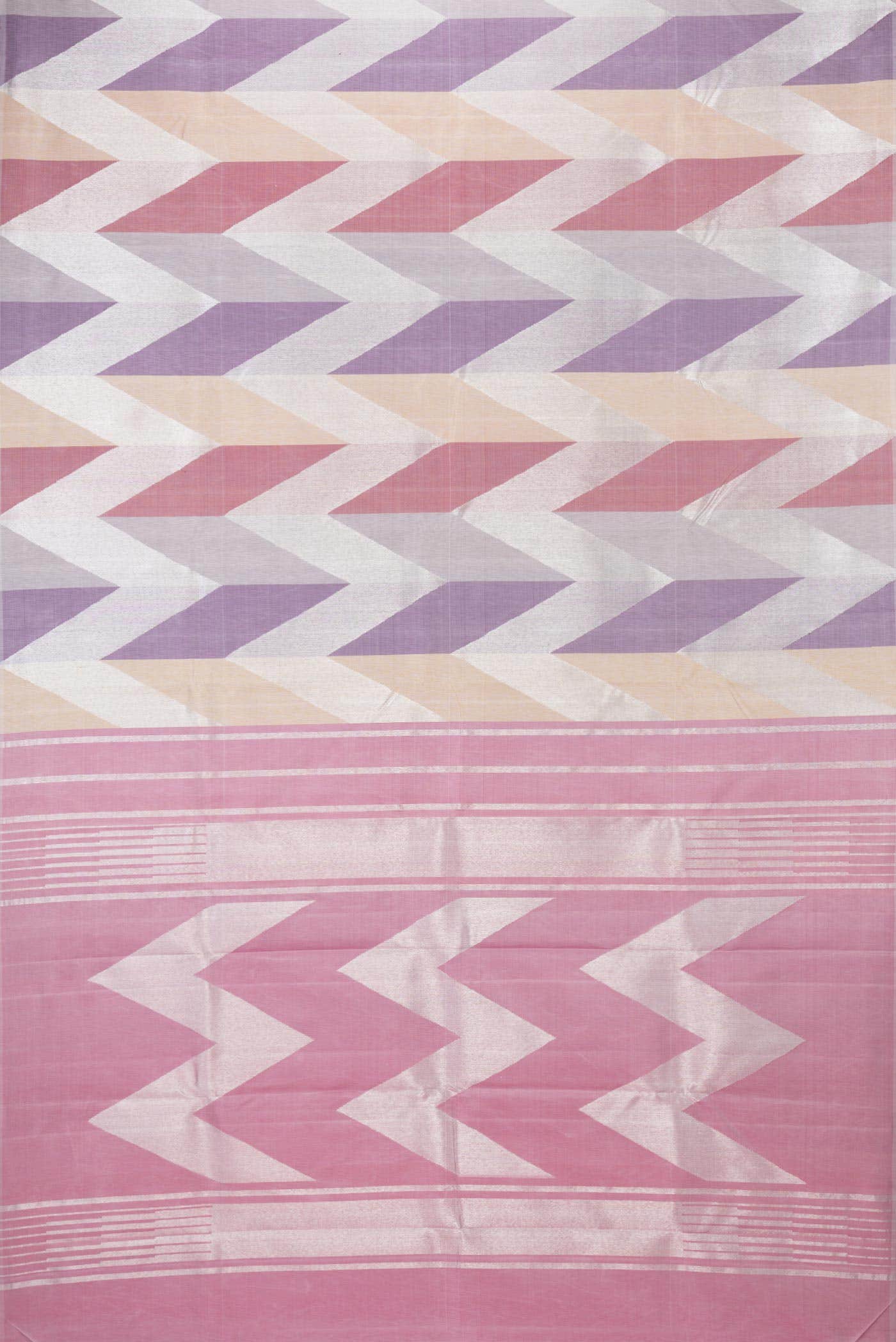 Pure Silk Pure Zari Sandal Lavender and Grey Dual Tone Kanchipuram Saree Lavender and Grey Dual Tone Kanchipuram Saree