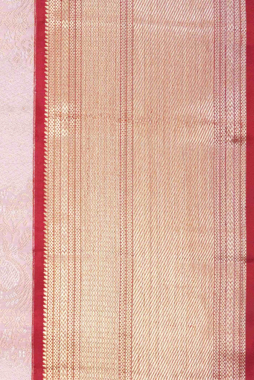 Rose pink Dual Tone Kanchipuram Silk Saree