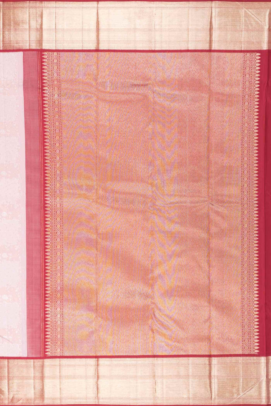 Rose pink Dual Tone Kanchipuram Silk Saree