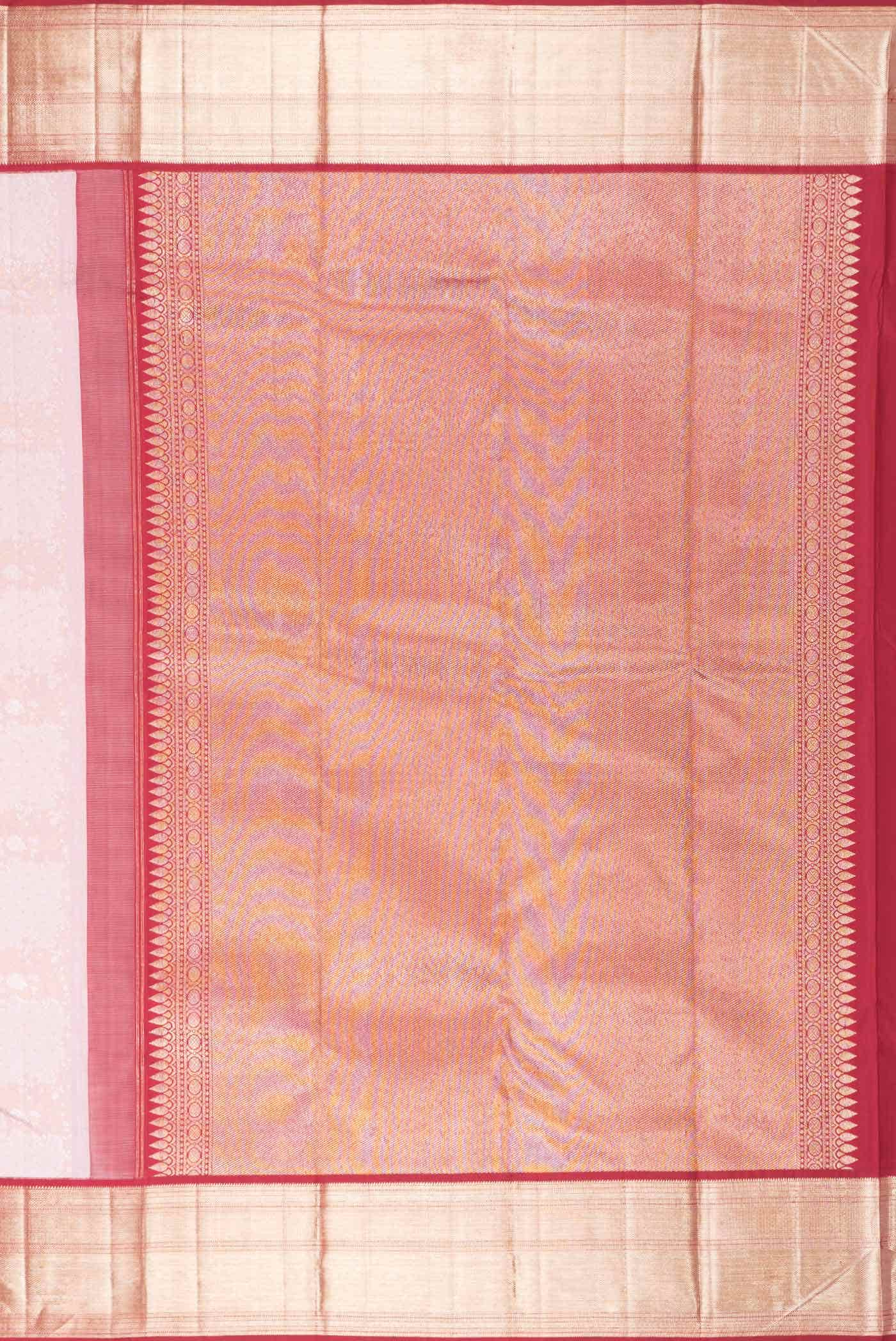Rose pink Dual Tone Kanchipuram Silk Saree