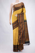 Yellow Kanchipuram Silk Saree