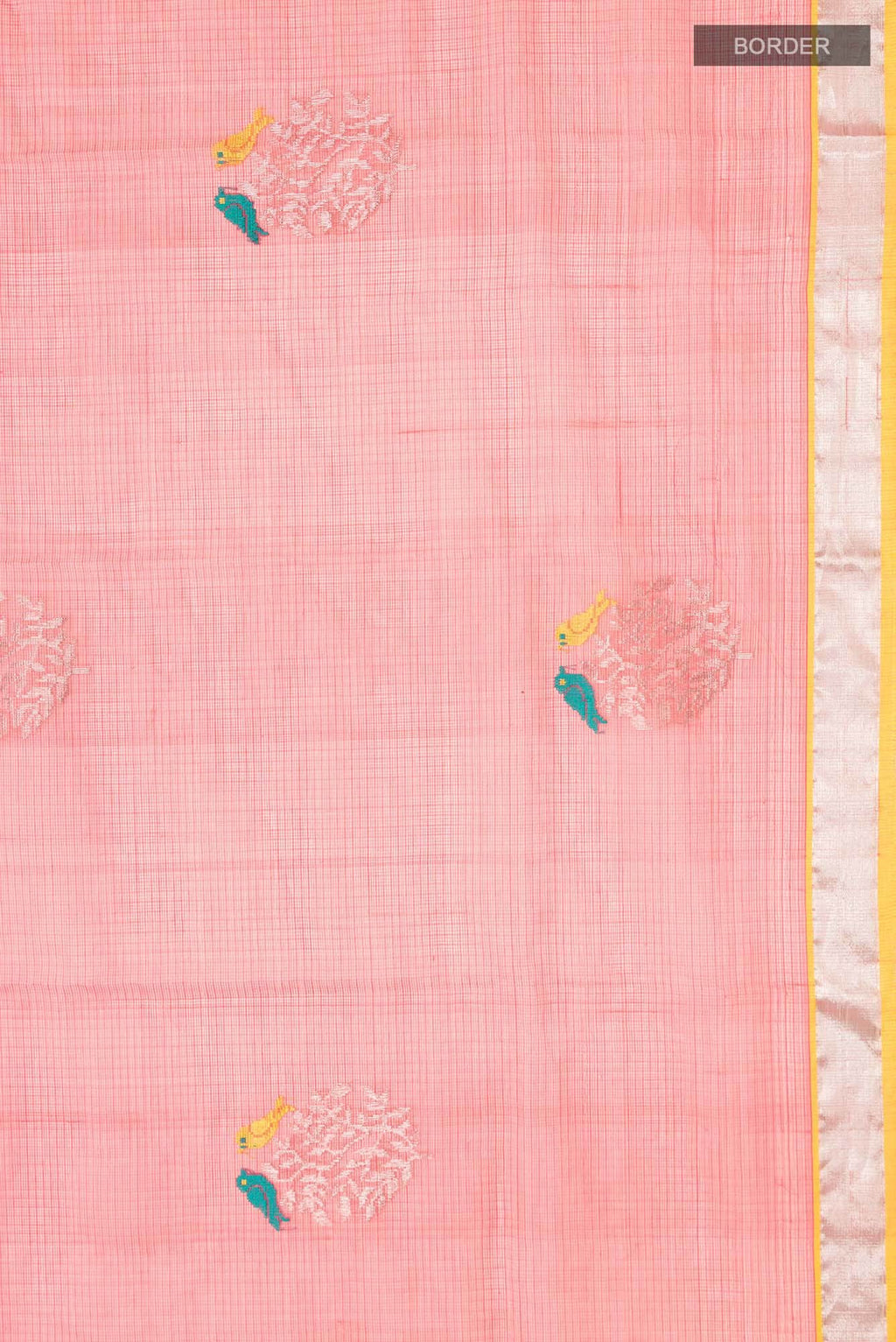 Coral Kota Silk Saree