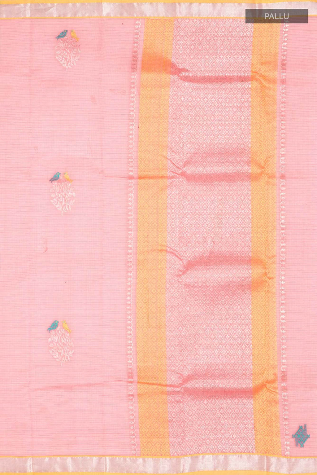 Coral Kota Silk Saree