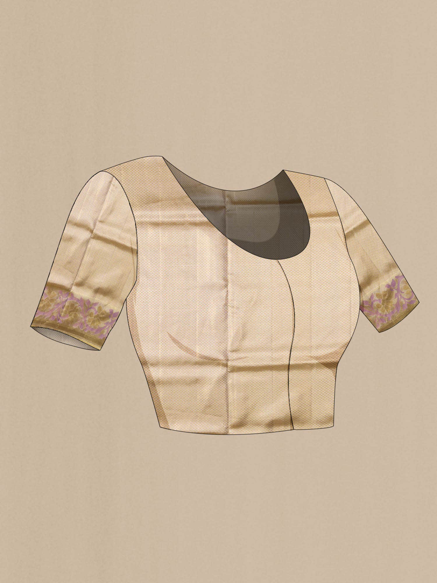 Gold Kanchipuram Tissue Silk Saree